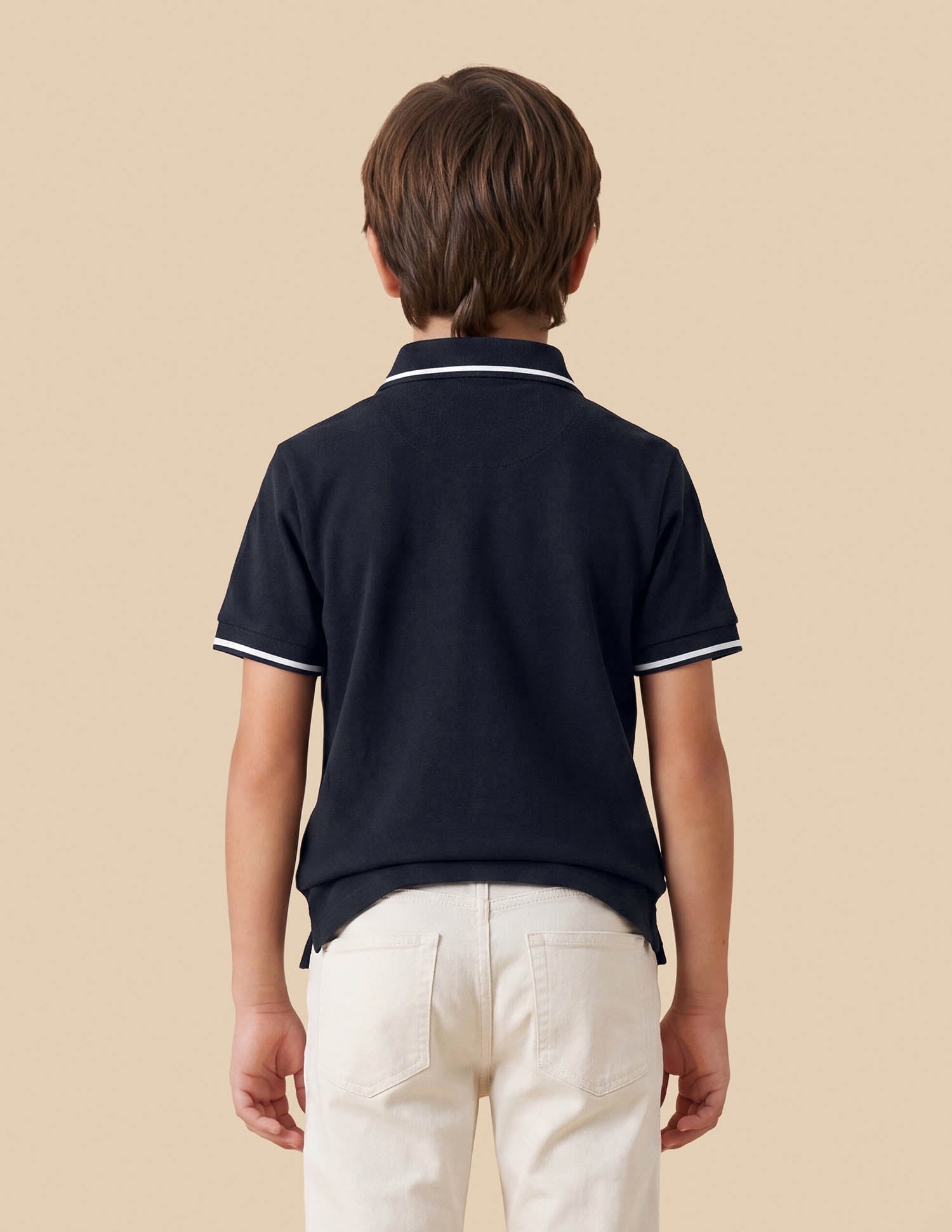 Colour Blocked Regular Fit Polo Shirt Navy - U.S. Polo Assn. India | Large