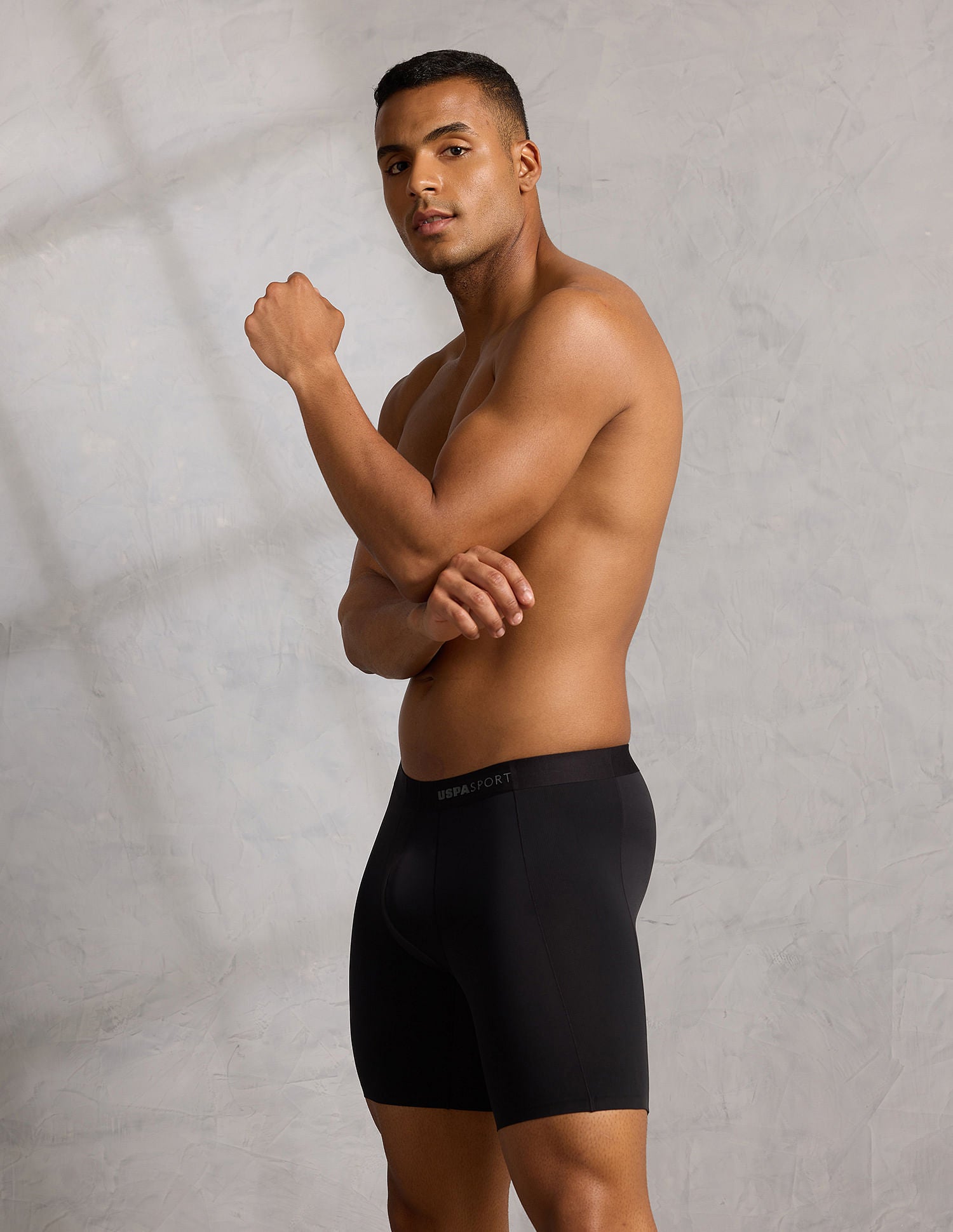 Micro Fibre Seamless Long Trunk Black - U.S. POLO ASSN. | Large