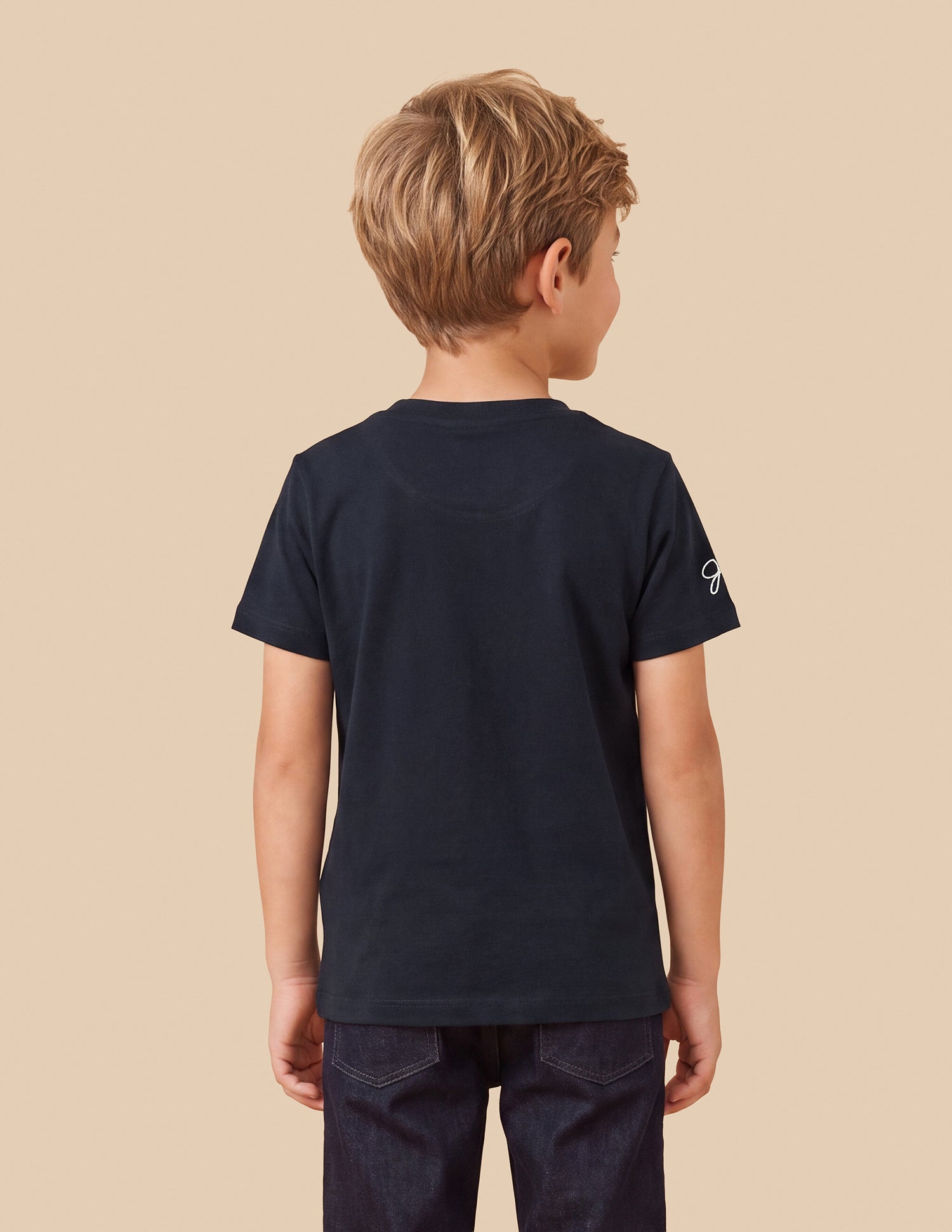 Graphic Brand Printed Regular Fit T-Shirt Navy - U.S. Polo Assn. India | Large