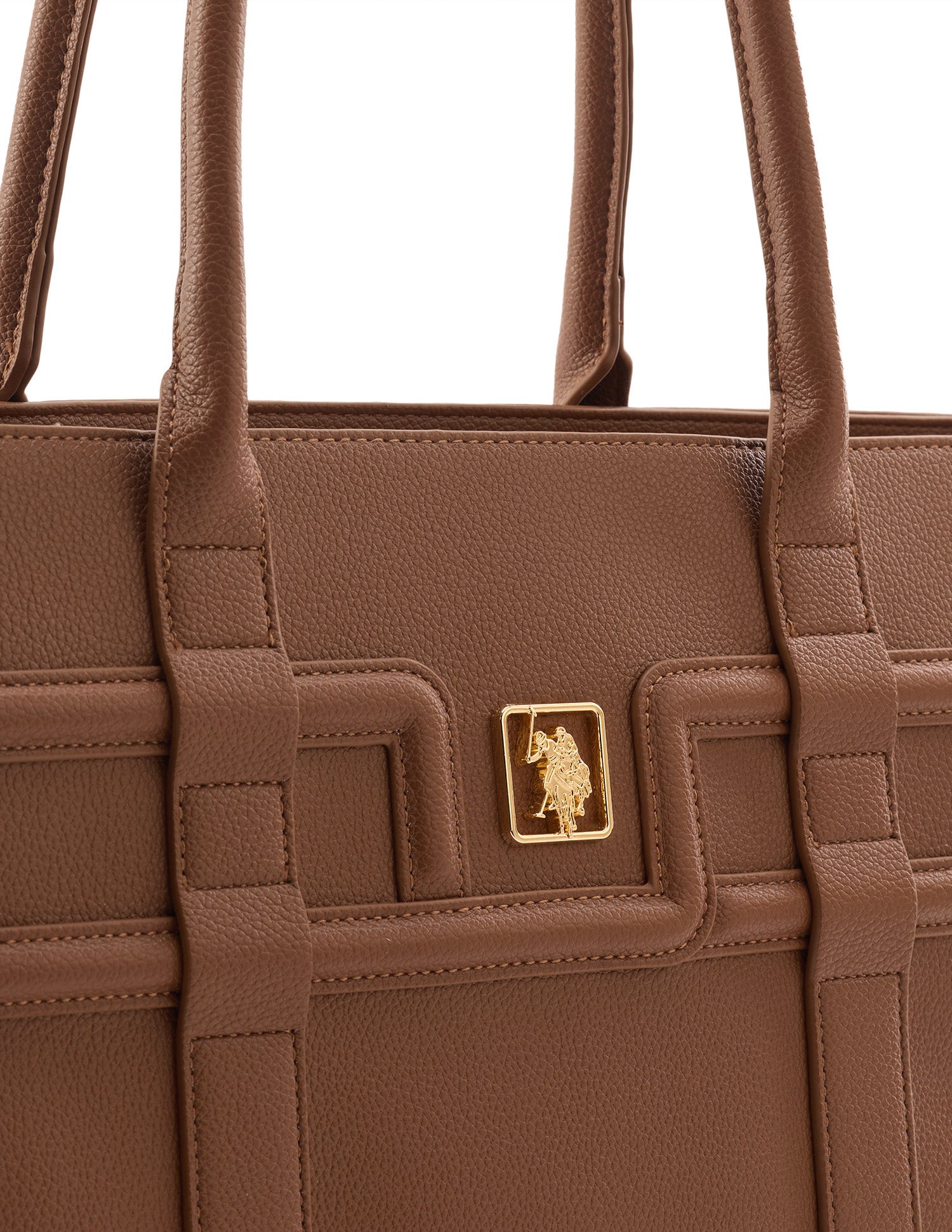 Creme Tote Bag Brown - U.S. Polo Assn. India | Large