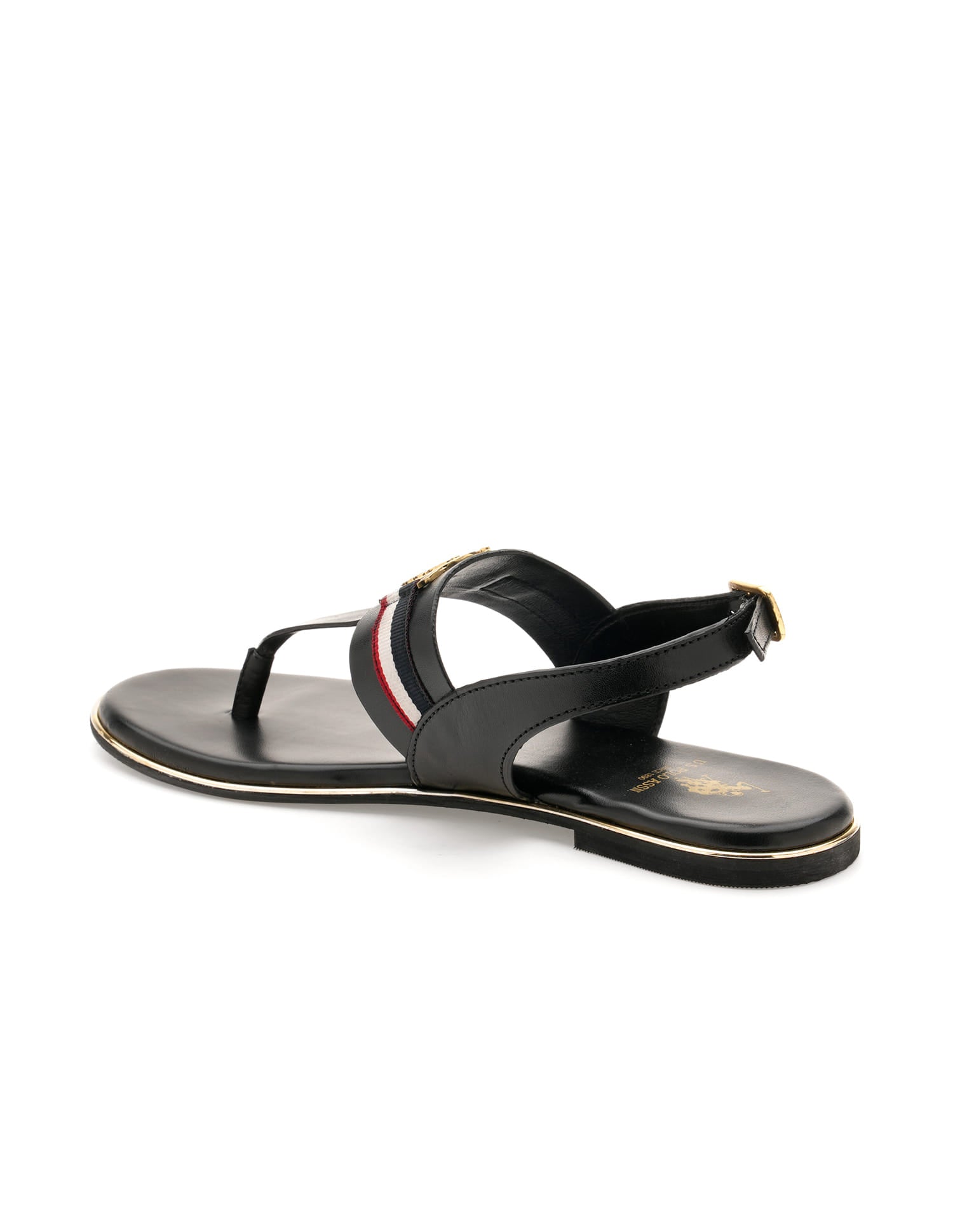 Women Beatrix Solid Flats Black - U.S. Polo Assn. India | Large