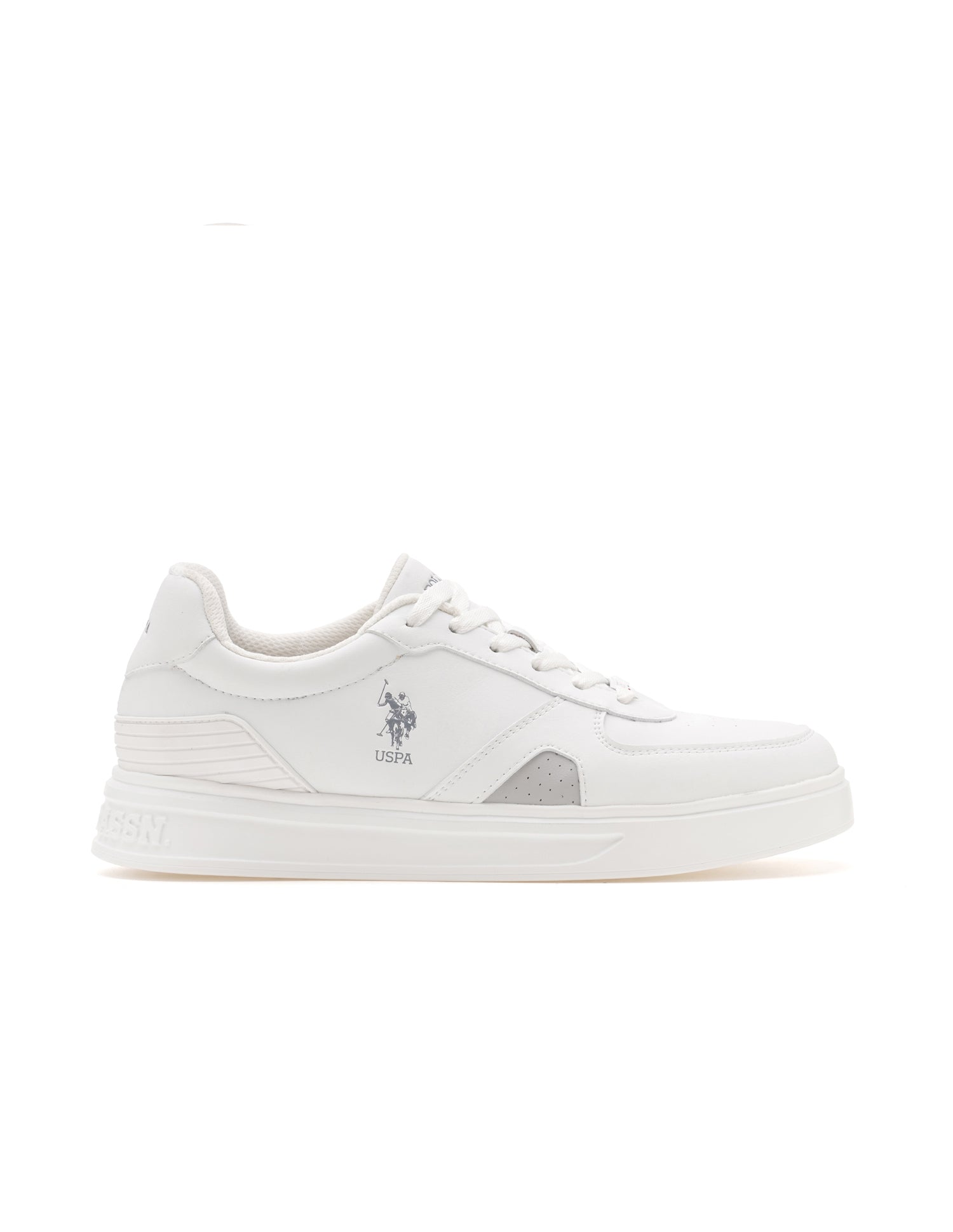 Men Nebo Colourblocked Sneakers White - U.S. Polo Assn. India | Large