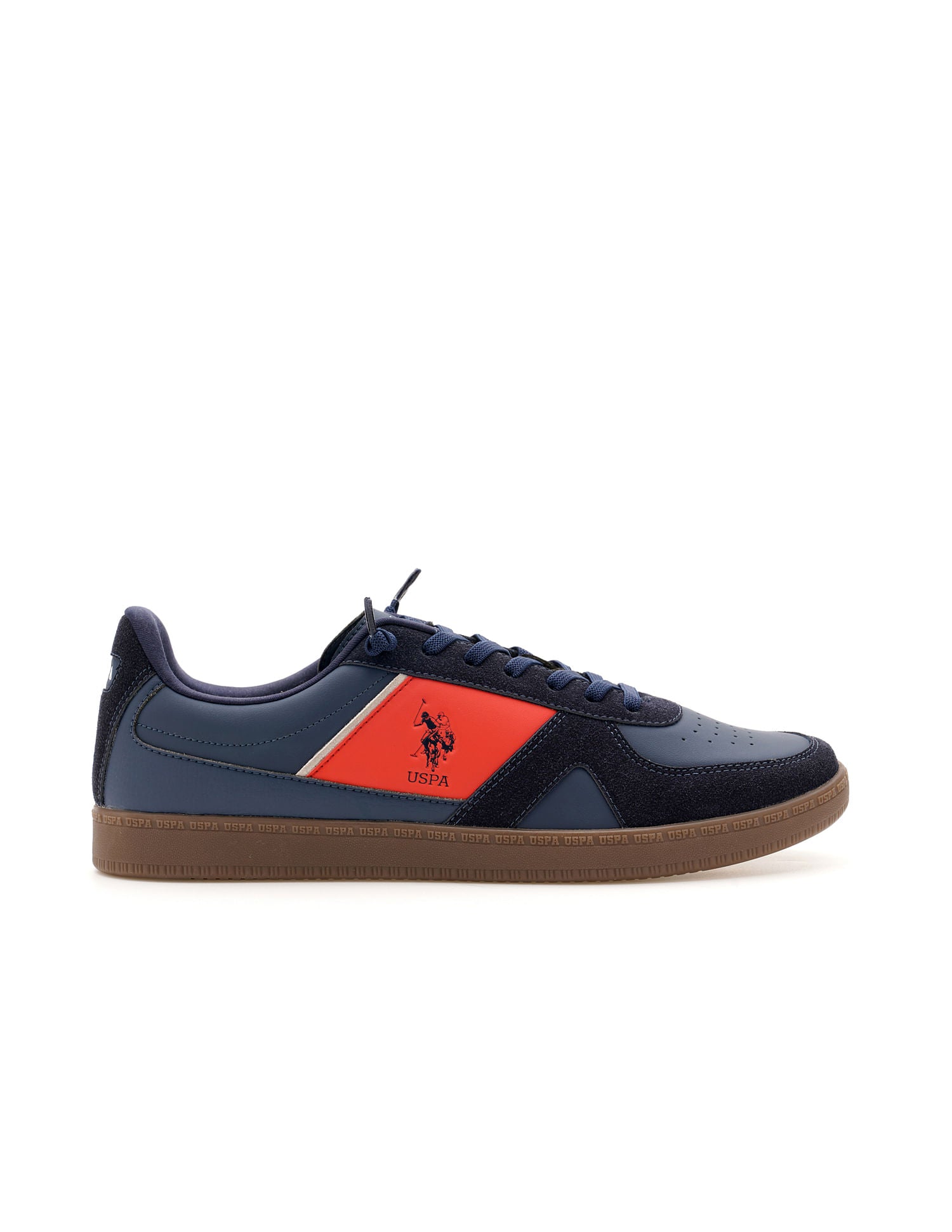 Men Jorge Colourblocked Sneakers Navy - U.S. Polo Assn. India | Large