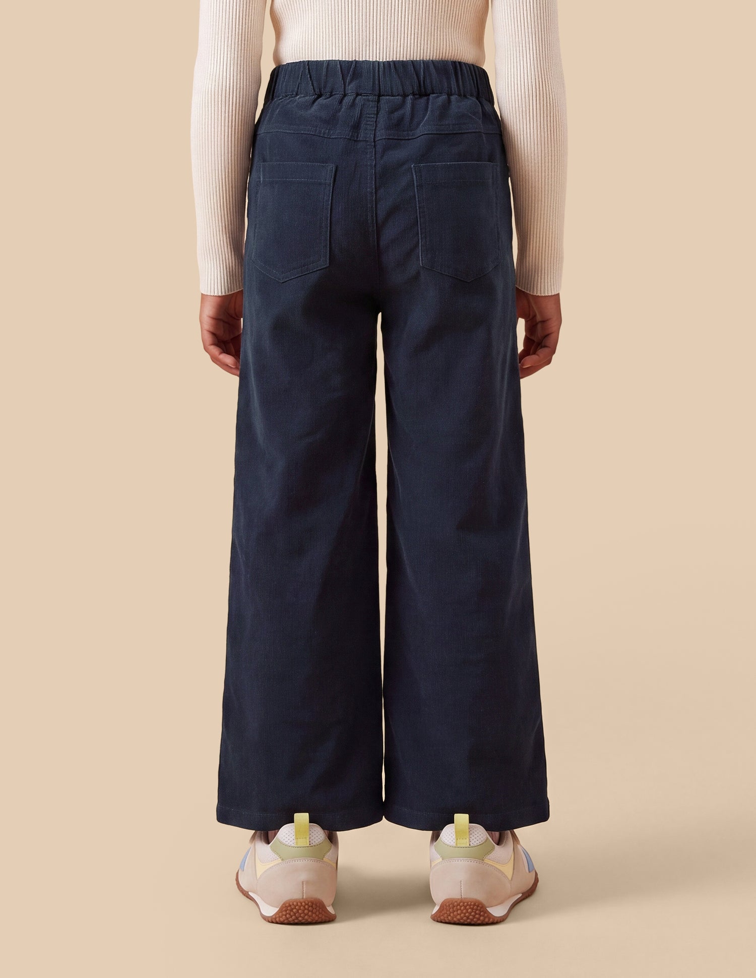 Corduroy Relaxed Fit Trousers Navy - U.S. Polo Assn. India | Large