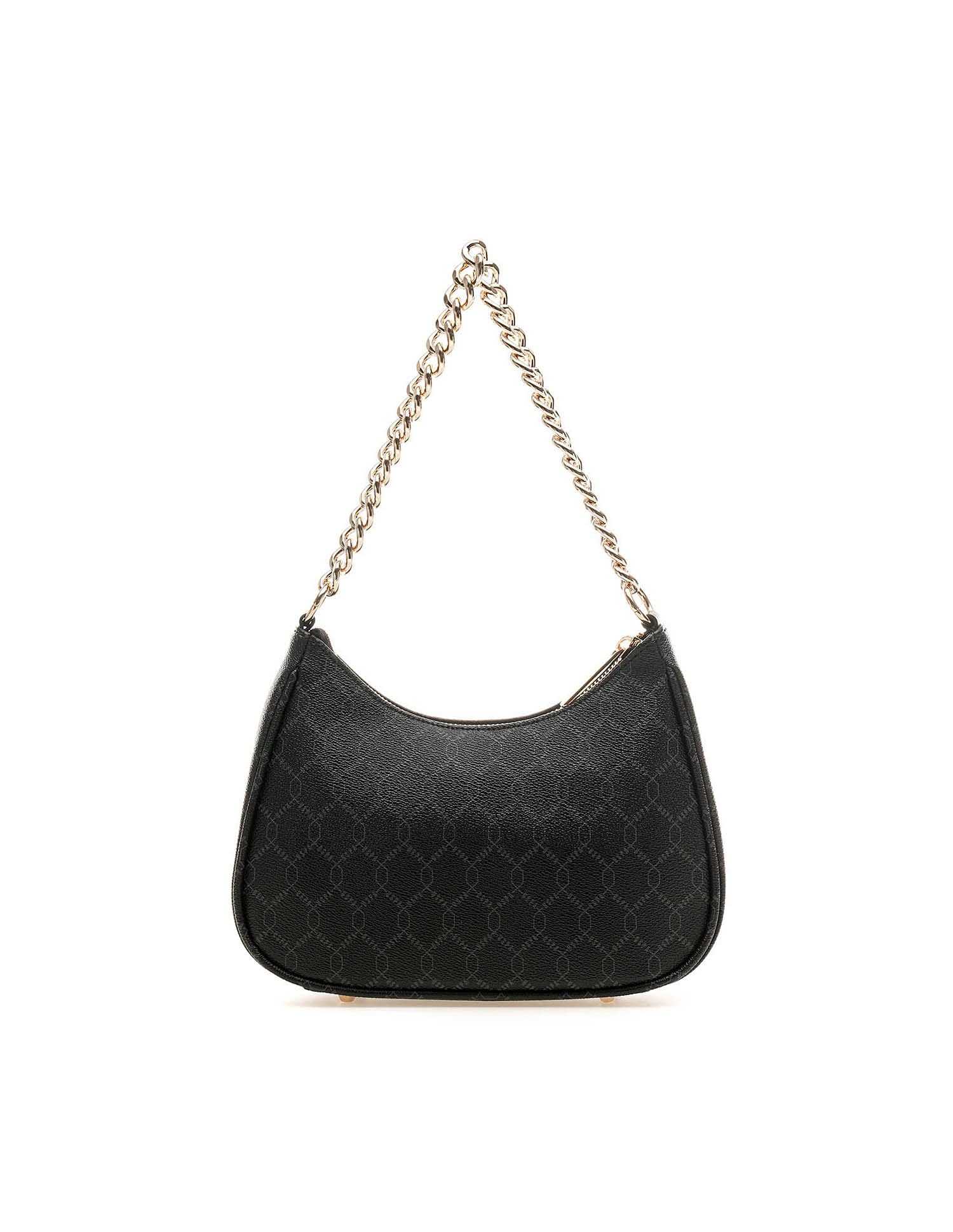 Kali Monogram Shoulder Bag Black - U.S. POLO ASSN. | Large