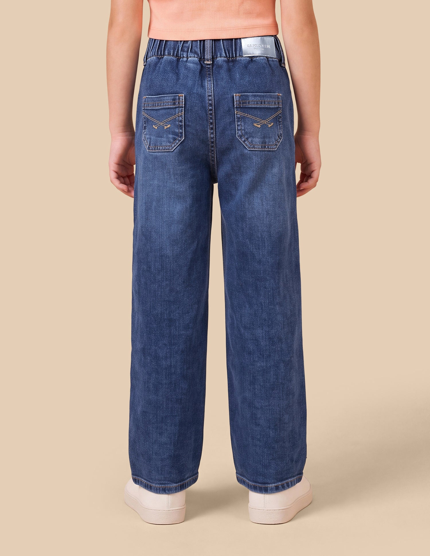 Paper Bag Fit Blue Jeans Blue - U.S. Polo Assn. India | Large