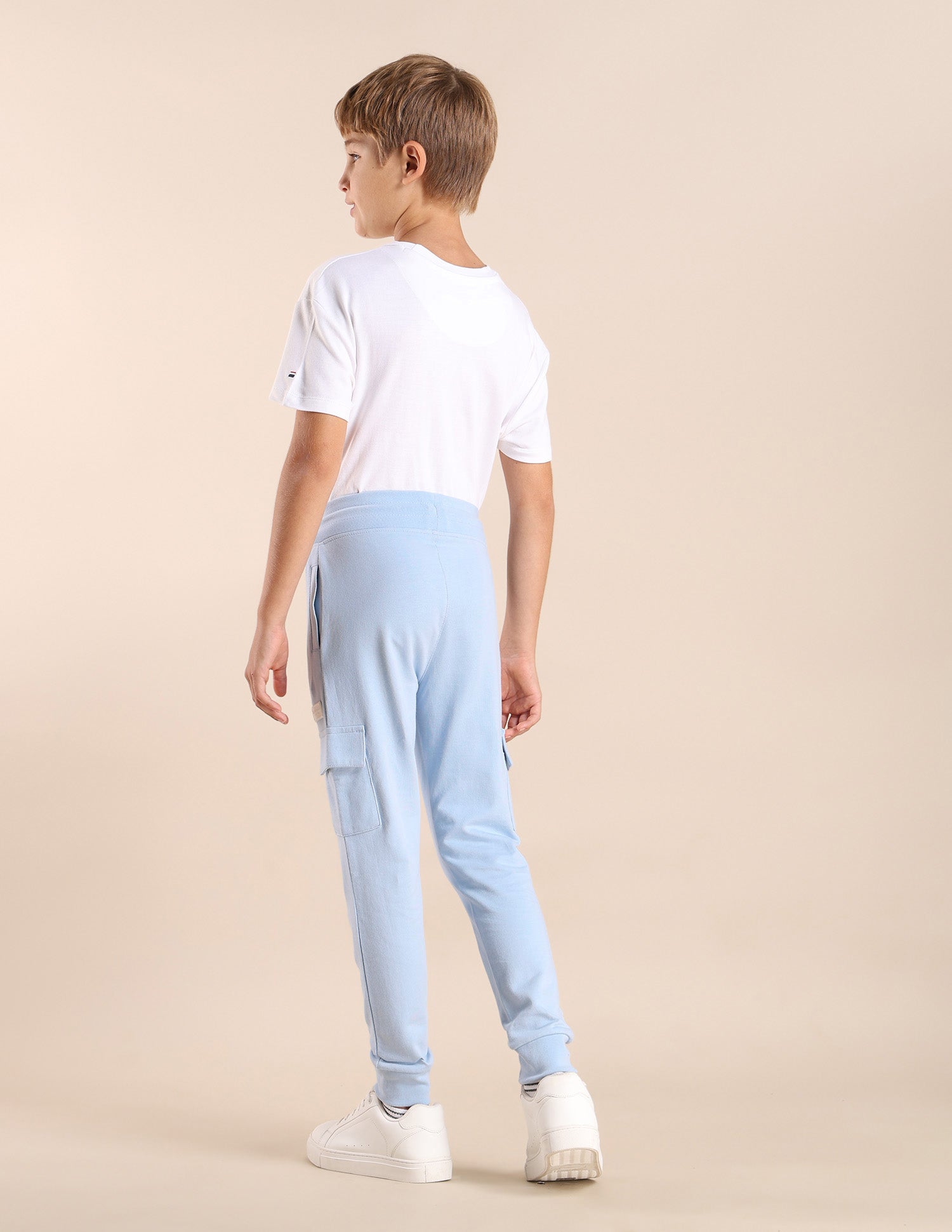 Boys Pure CottonTrack Pants Blue - U.S. POLO ASSN. | Large