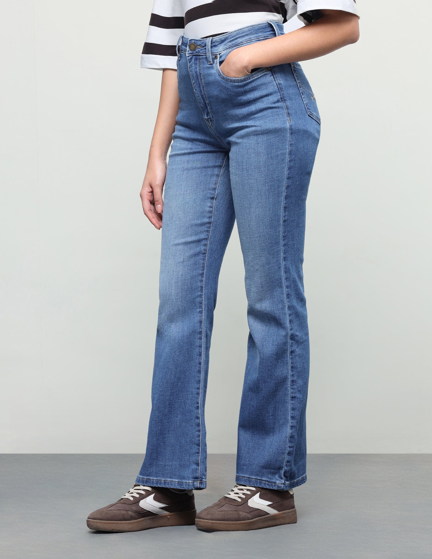 Bootcut Fit Blue Jeans Light Blue - U.S. Polo Assn. India | Large