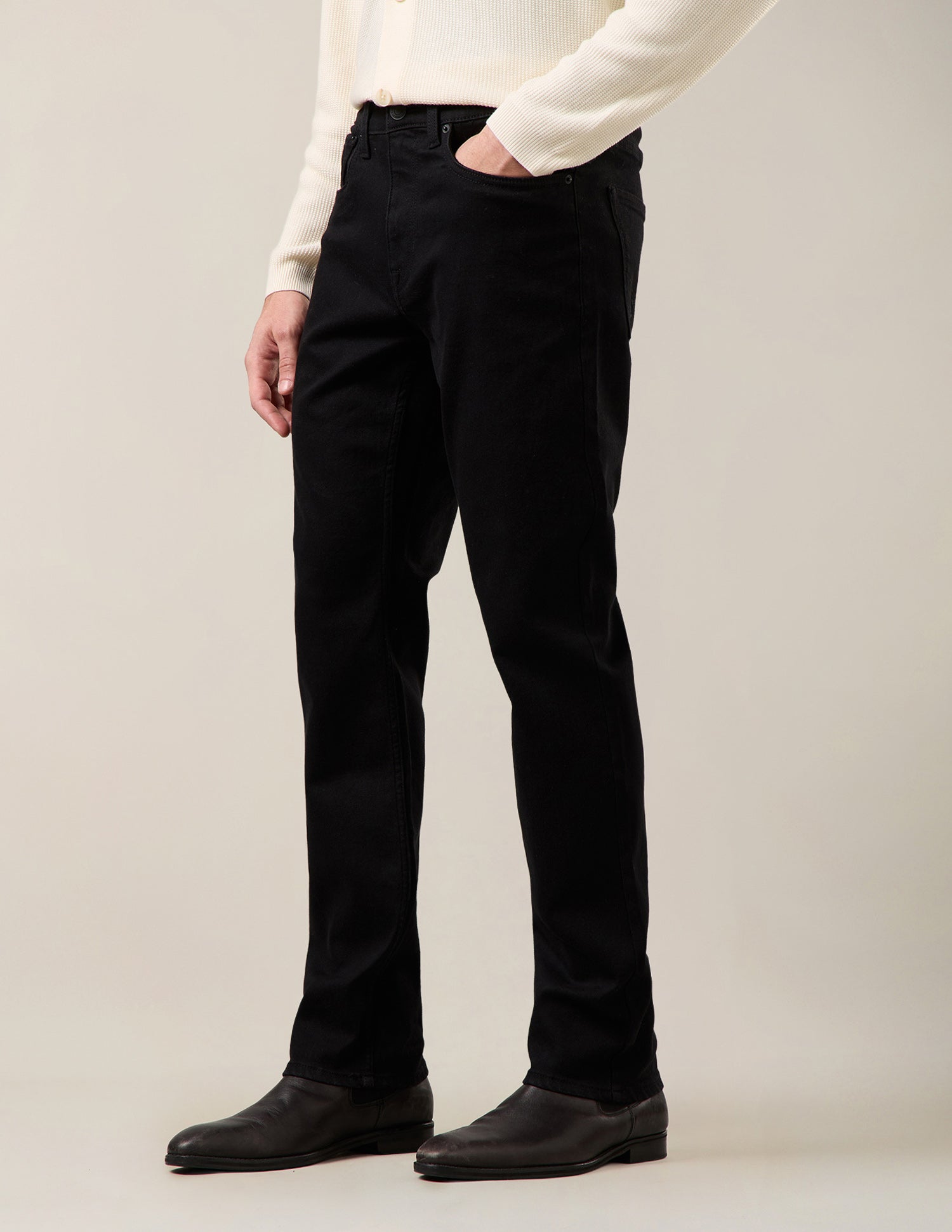 Harold Slim Straight Fit Black Jeans Black - U.S. Polo Assn. India | Large