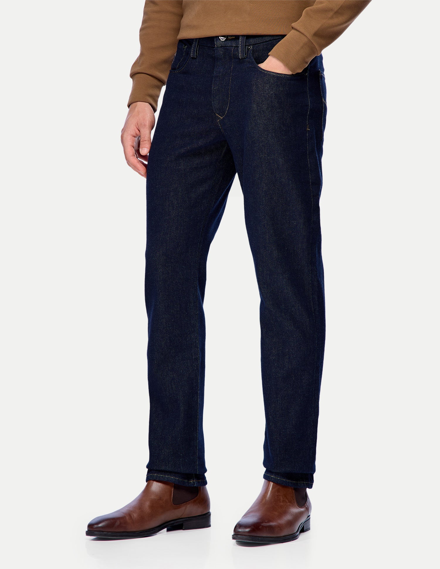 Harold Slim Straight Fit Blue Jeans Dark Blue - U.S. Polo Assn. India | Large