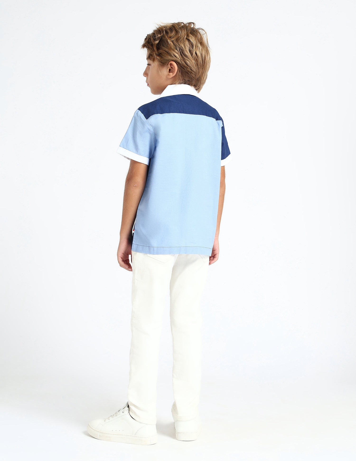 Boys Colourblocked Regular Fit Shirt Multi - U.S. POLO ASSN. | Large