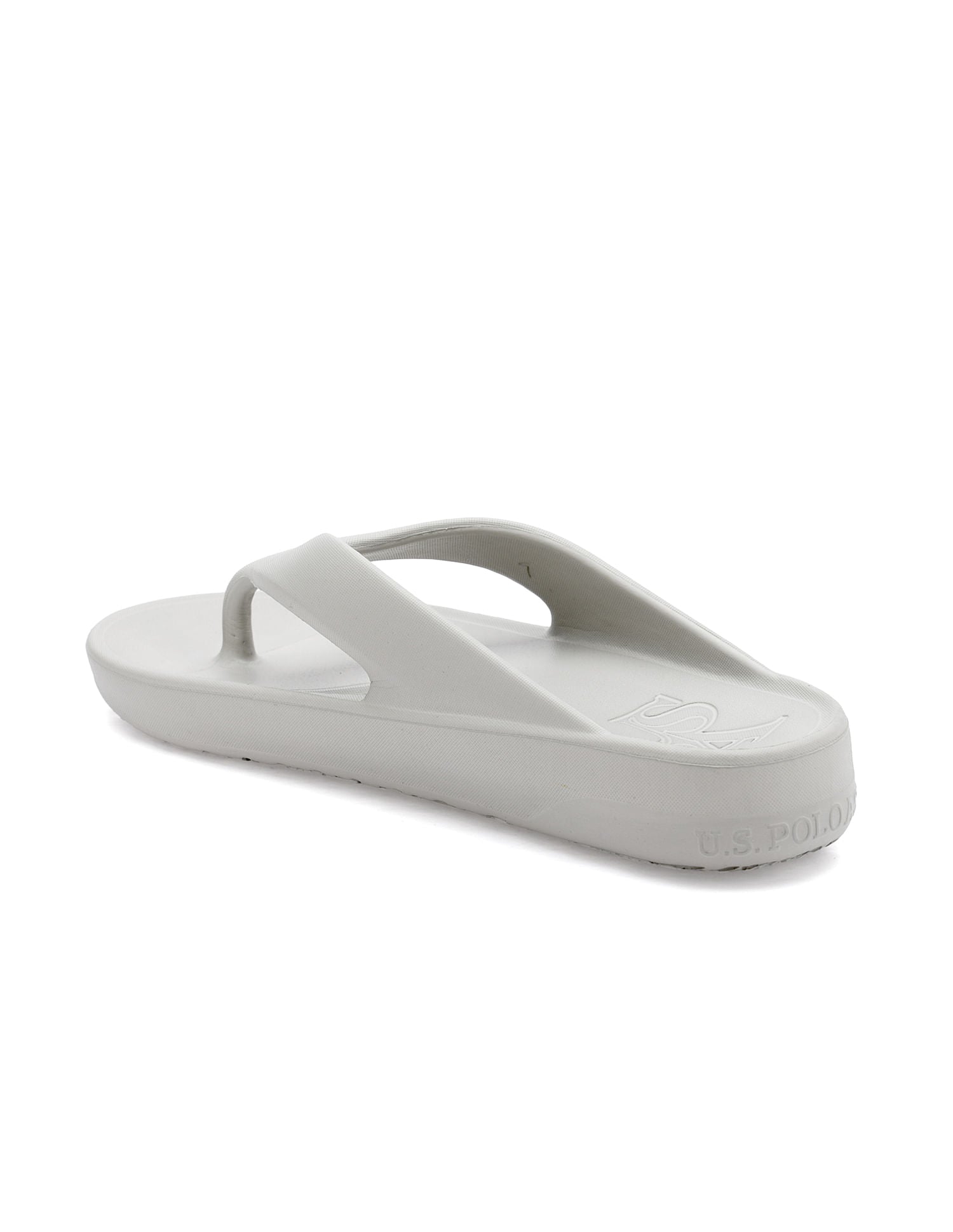 Men Axel Grey Foam Walk Flip Flop Grey - U.S. Polo Assn. India | Large