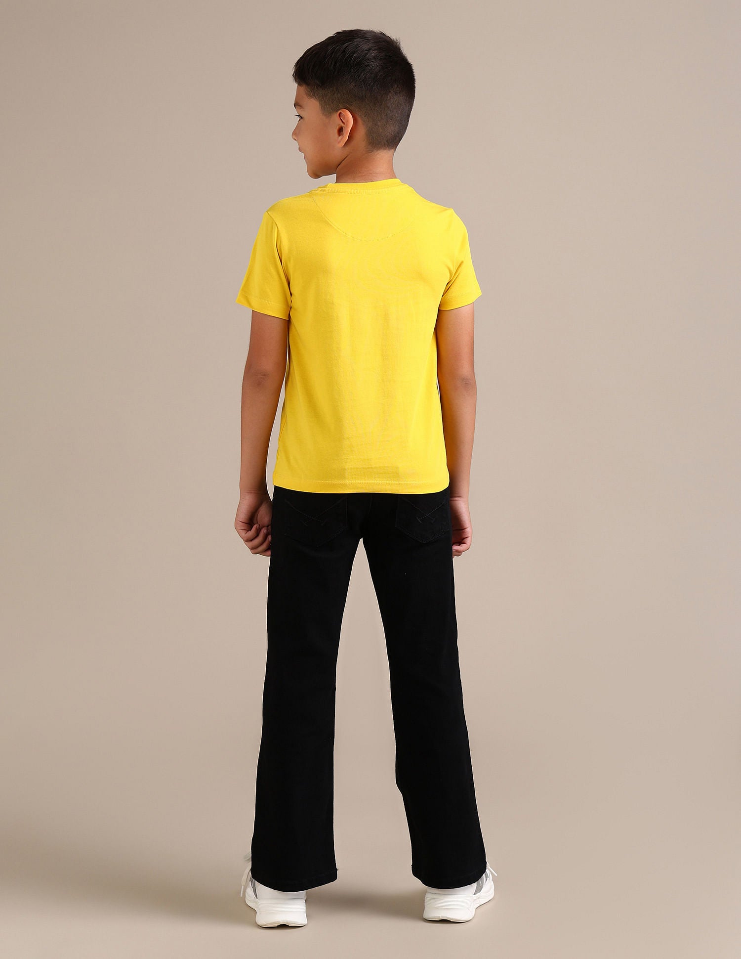 Regular fit Striped T-Shirts Yellow - U.S. Polo Assn. India | Large
