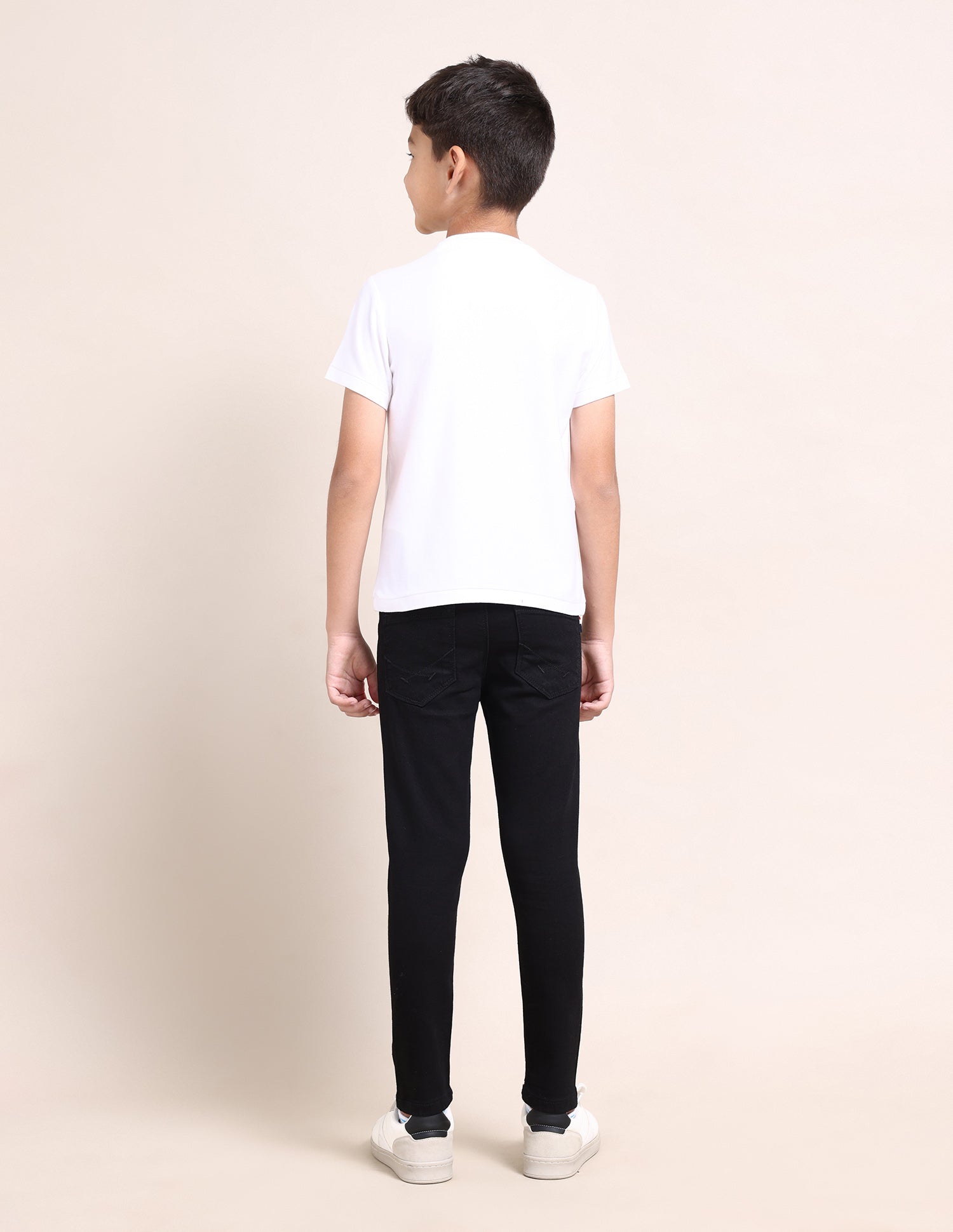 Boys Crew Neck Embroidered T-Shirt White - U.S. POLO ASSN. | Large