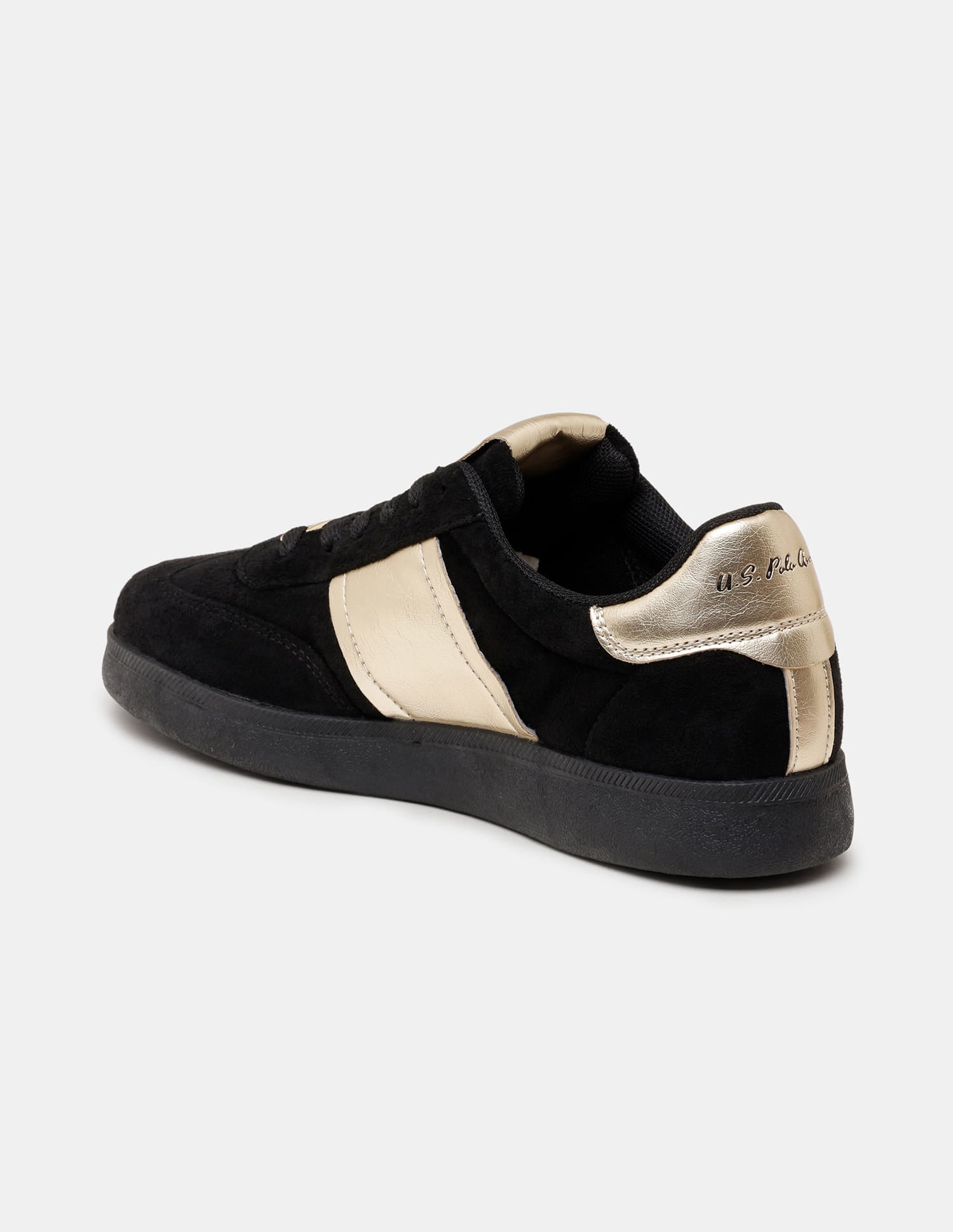 Mirae Black Sneakers Shoes Black - U.S. Polo Assn. India | Large