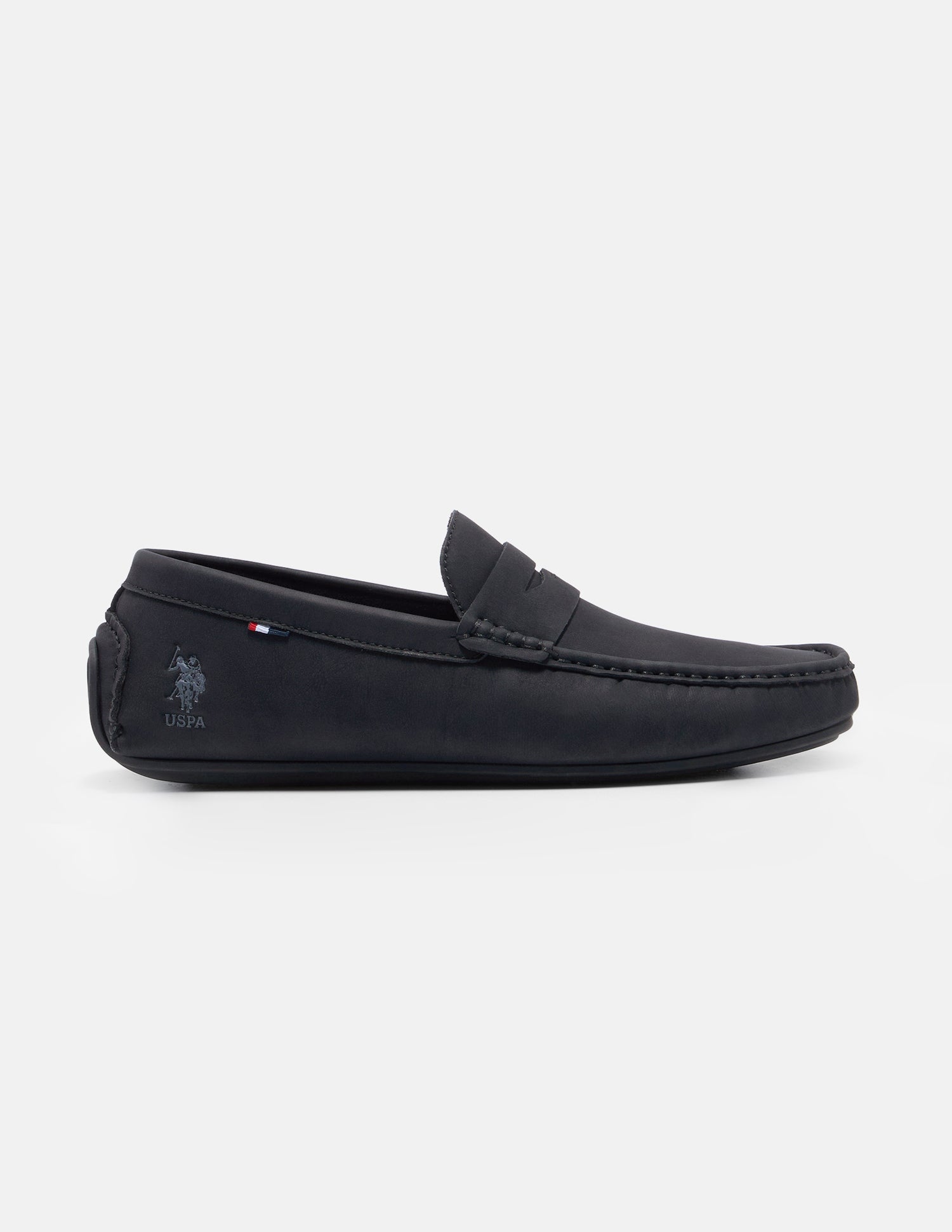 Round Toe Elric Loafers Black - U.S. Polo Assn. India | Large