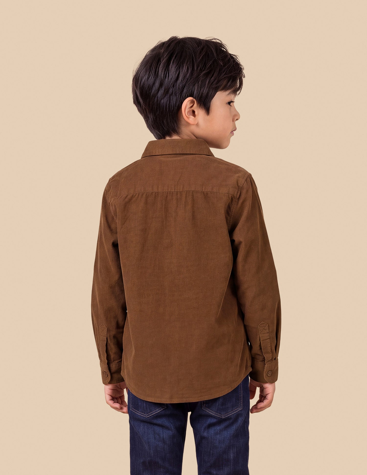 Regular Fit Corduroy Shirt Rust - U.S. Polo Assn. India | Large