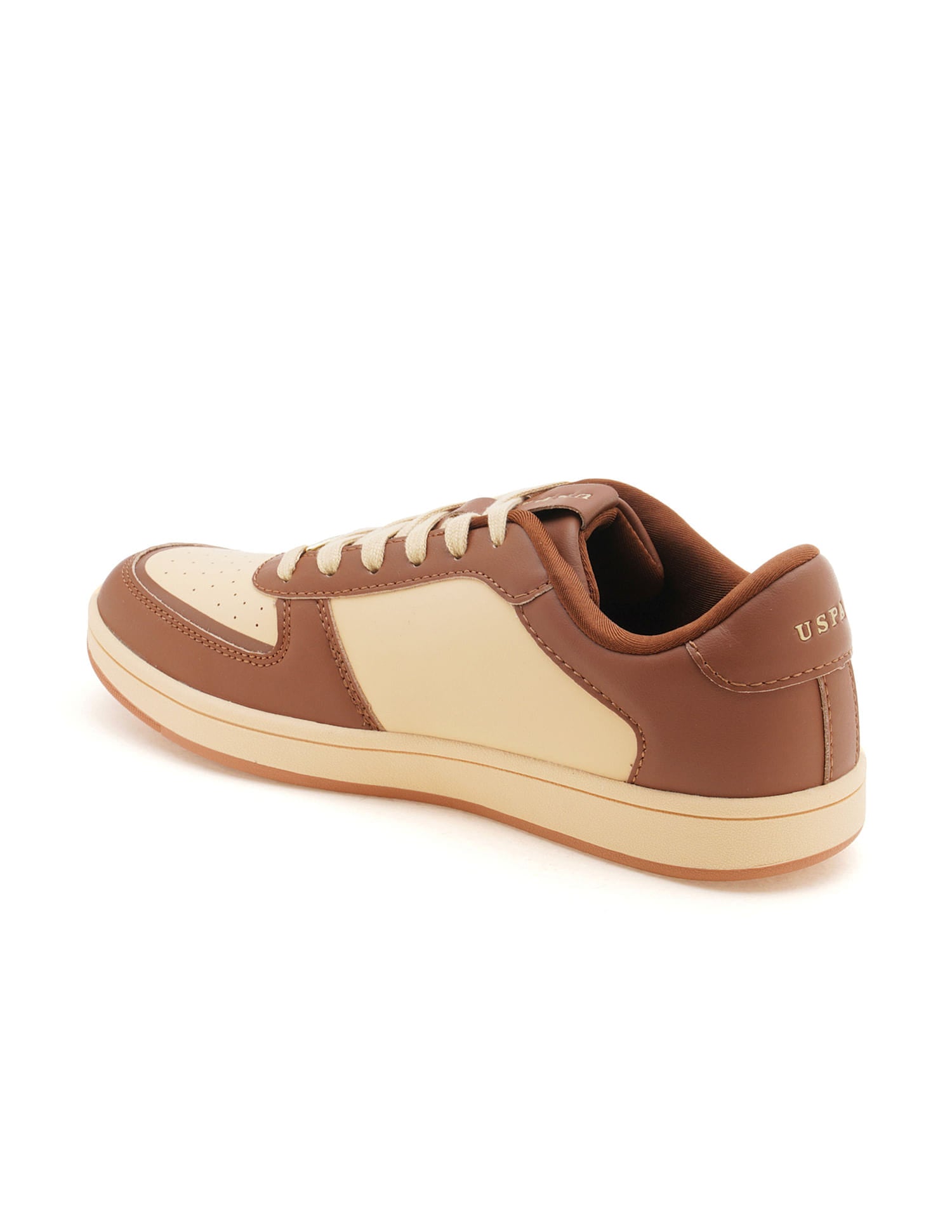 Women Brand Print Ryna Sneakers Brown - U.S. Polo Assn. India | Large