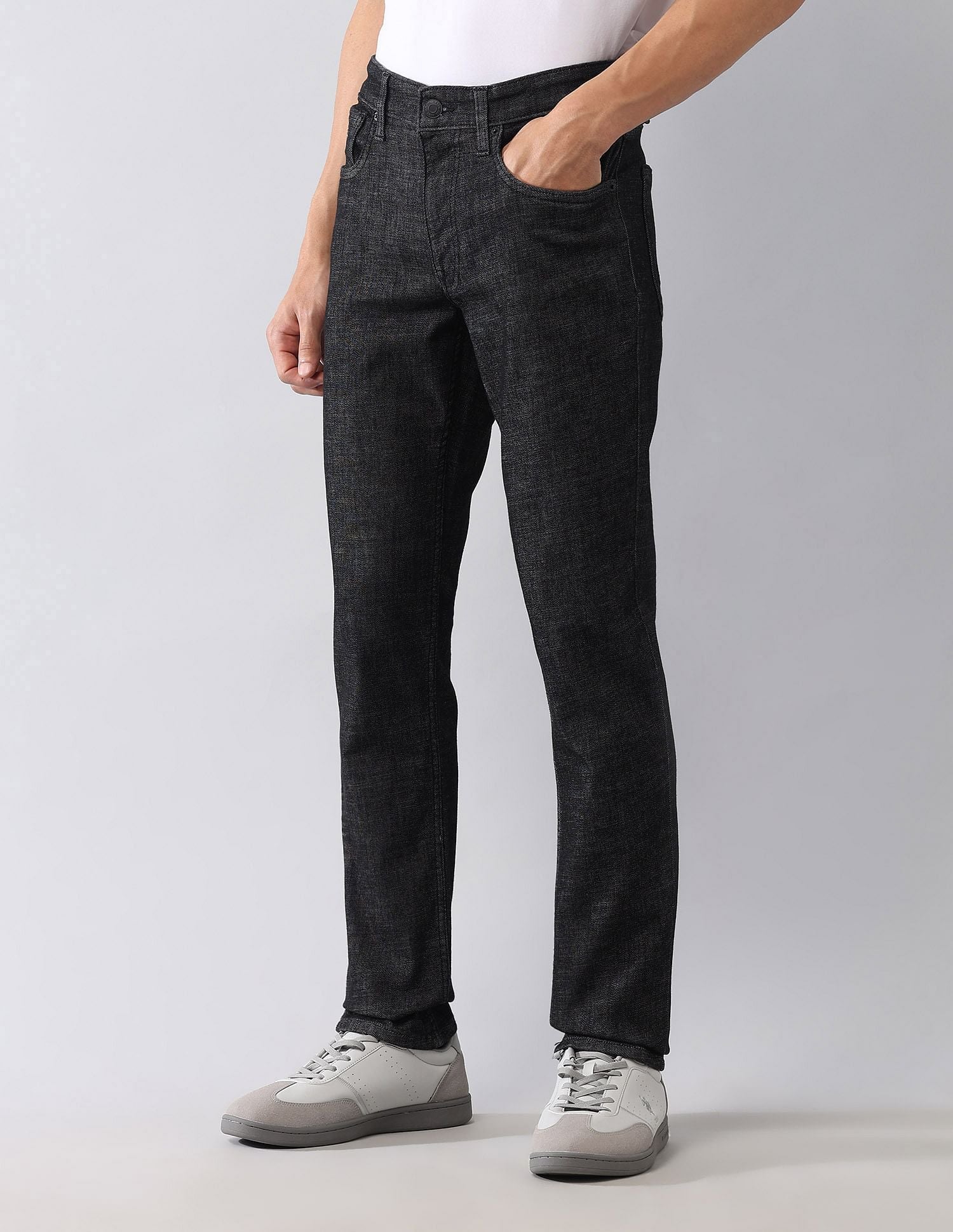 Brandon Slim Tapered Fit Black Jeans Black - U.S. POLO ASSN. | Large