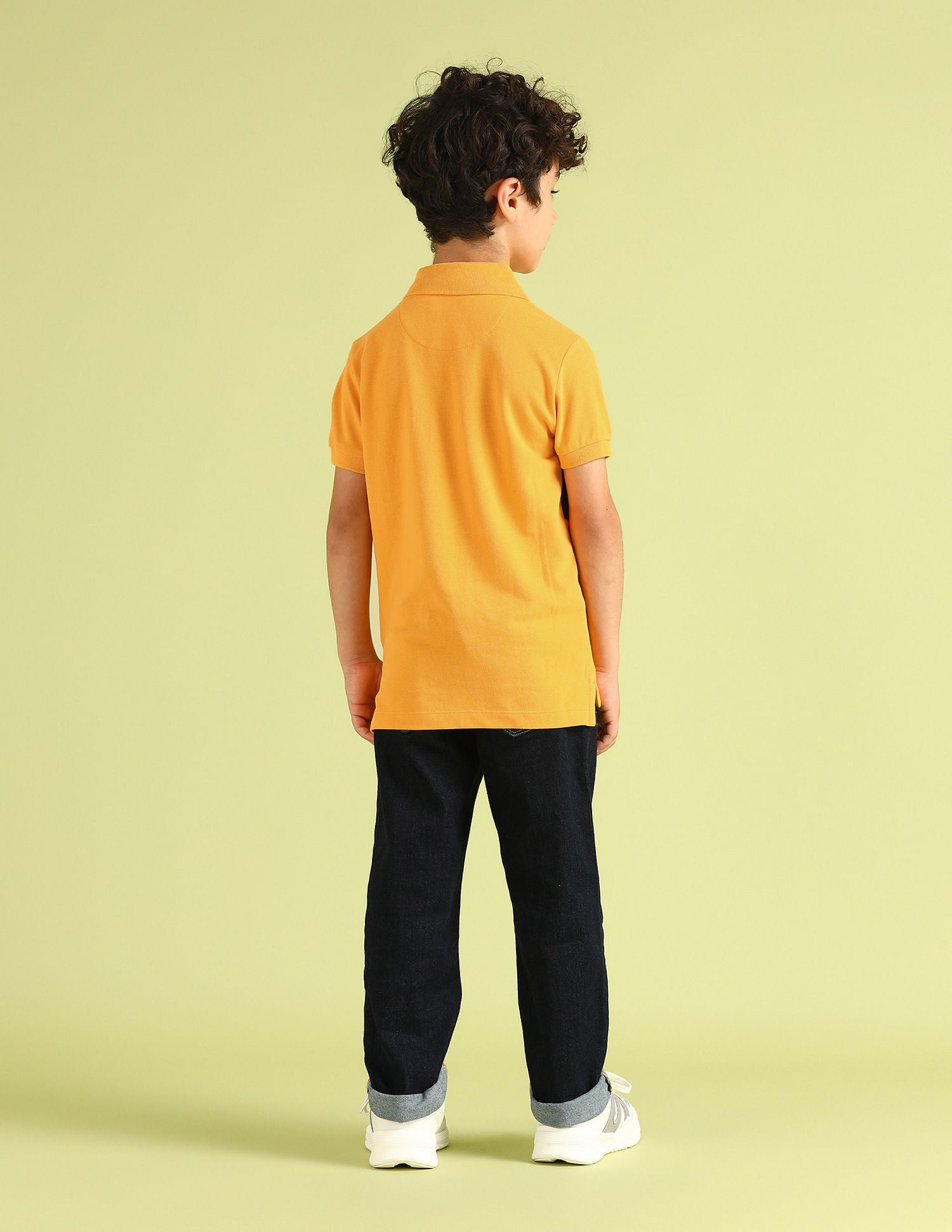 Regular fit Printed Polo Shirt Orange - U.S. Polo Assn. India | Large