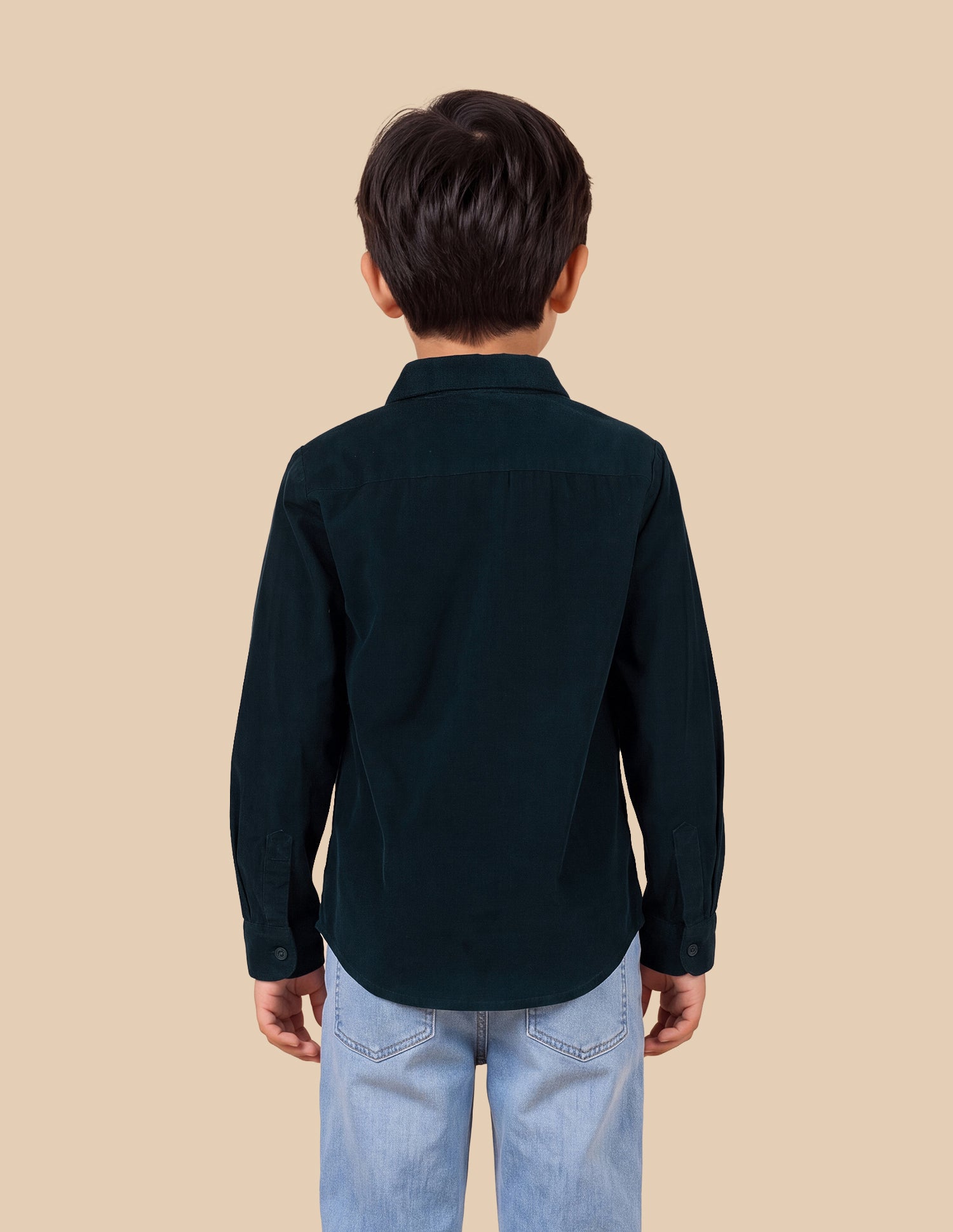 Corduroy Regular Fit Shirt Green - U.S. Polo Assn. India | Large