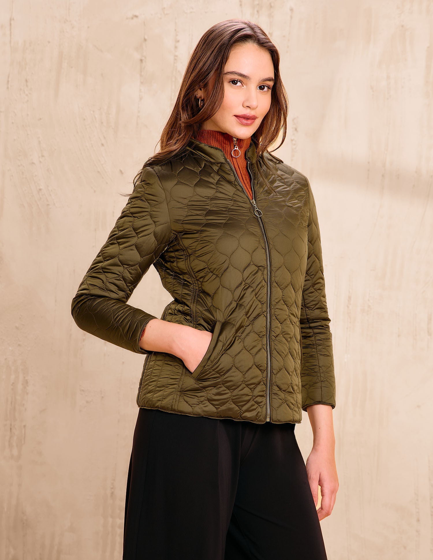 Solid Regular Fit Jacket Yellow - U.S. POLO ASSN. | Large