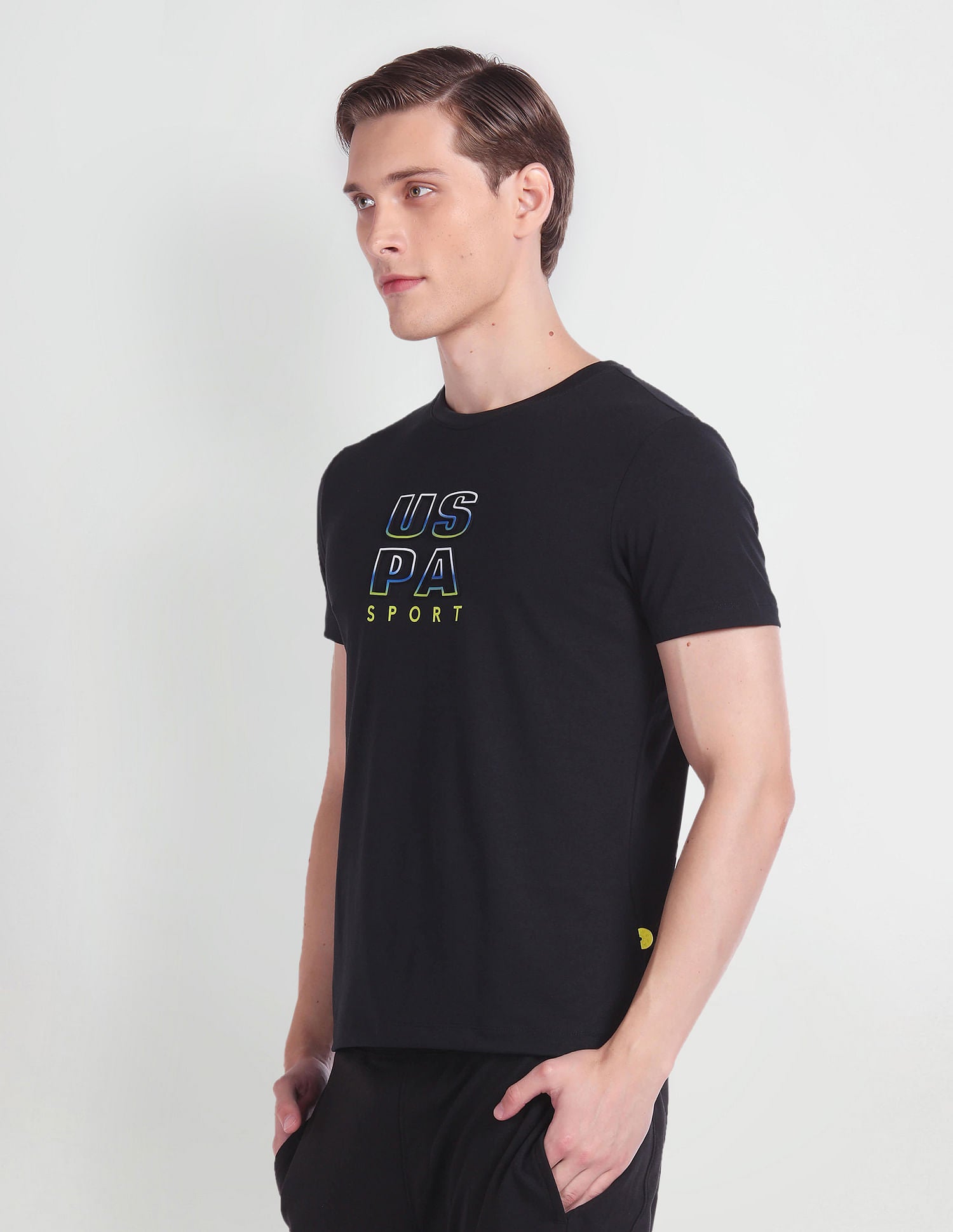 Embossed Logo Active T-Shirt Navy - U.S. POLO ASSN. | Large