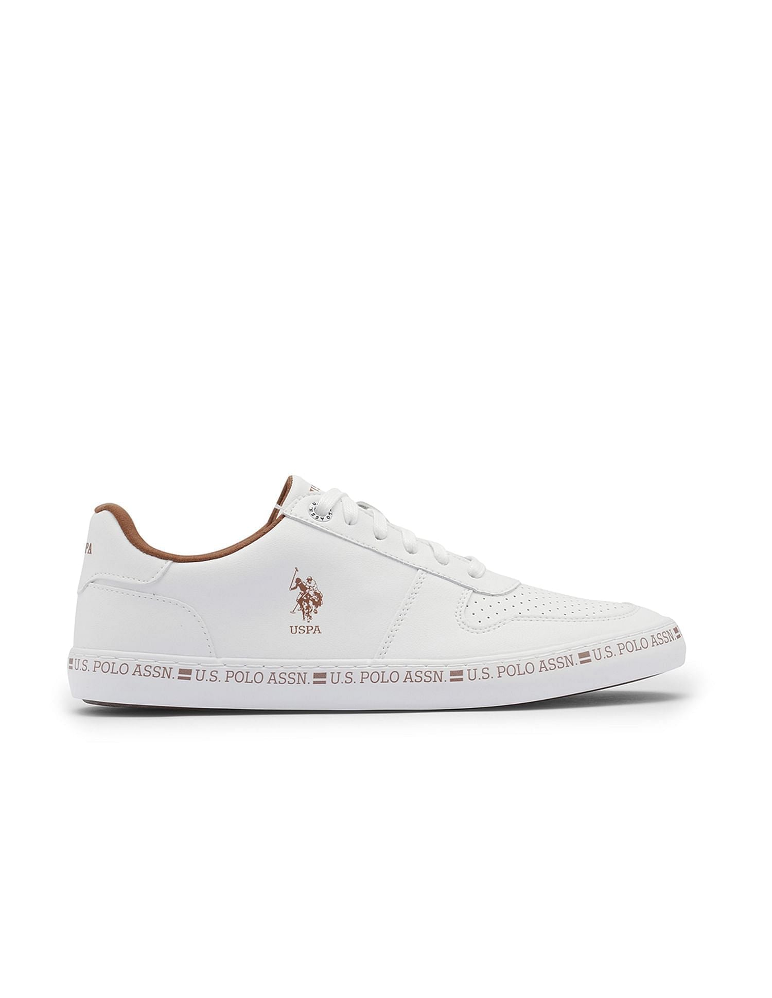 Men Round Toe Conrad 3.0 Sneakers Off White - U.S. POLO ASSN. | Large