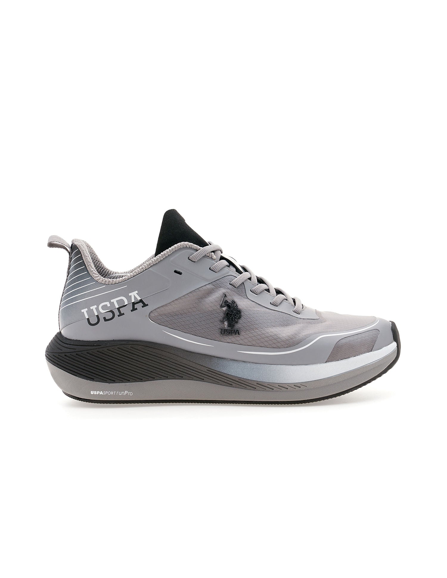 Men Henry Dk. Grey Uspa Sport  Runpro Running Shoes Dark Grey - U.S. POLO ASSN. | Large