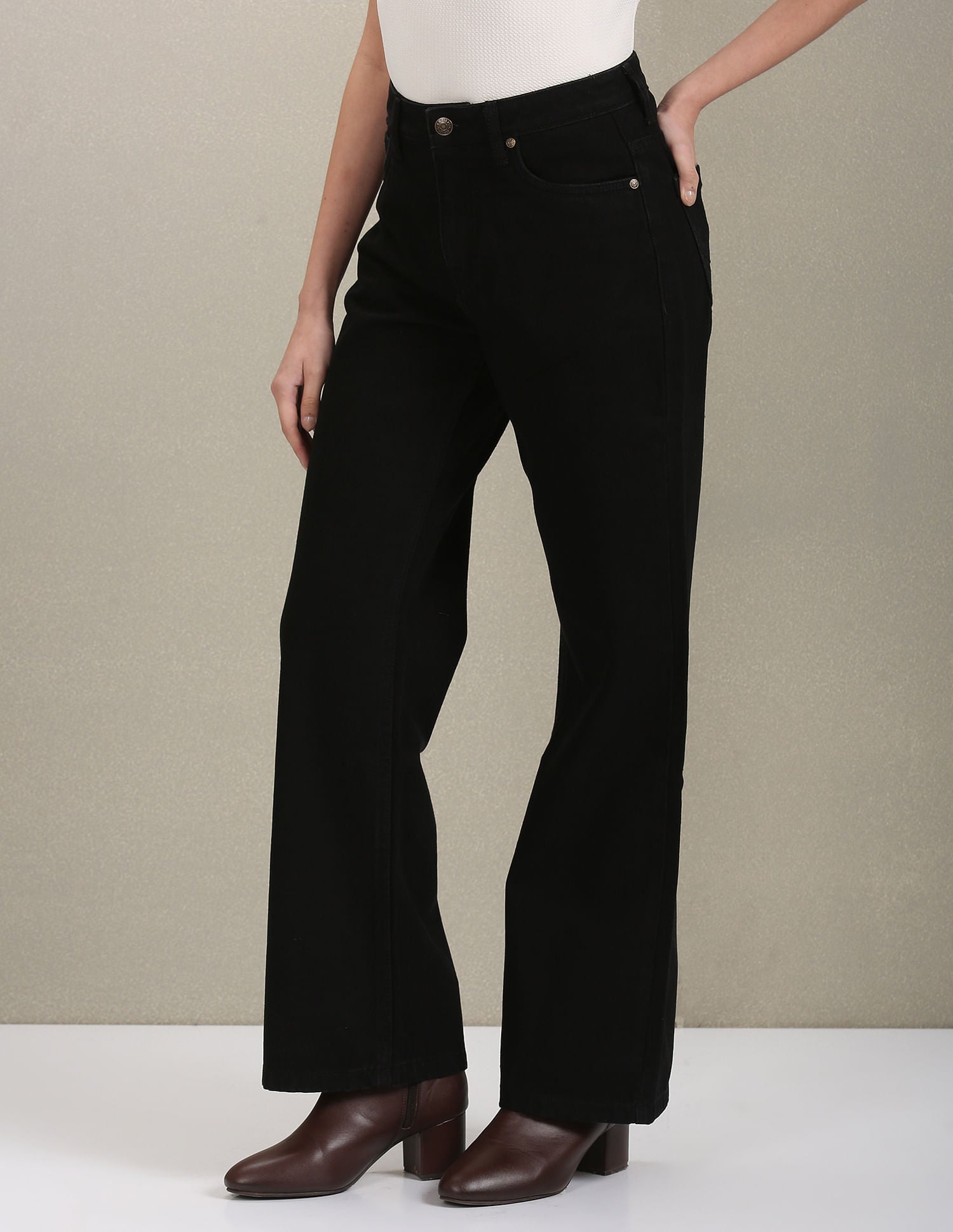 Bootcut Mid Rise Jeans Black - U.S. POLO ASSN. | Large