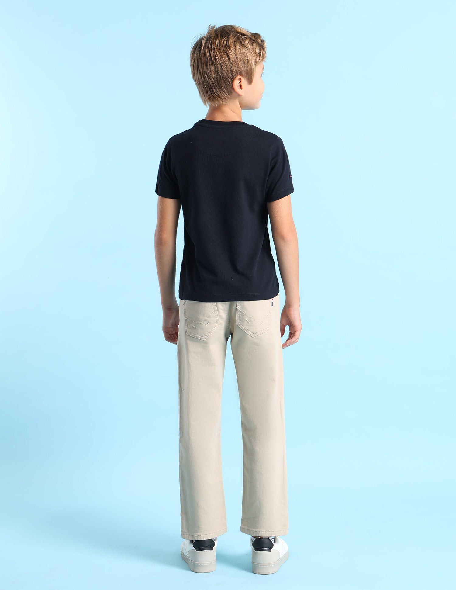 Boys Brand Printed Regular Fit T-Shirt Navy - U.S. POLO ASSN. | Large