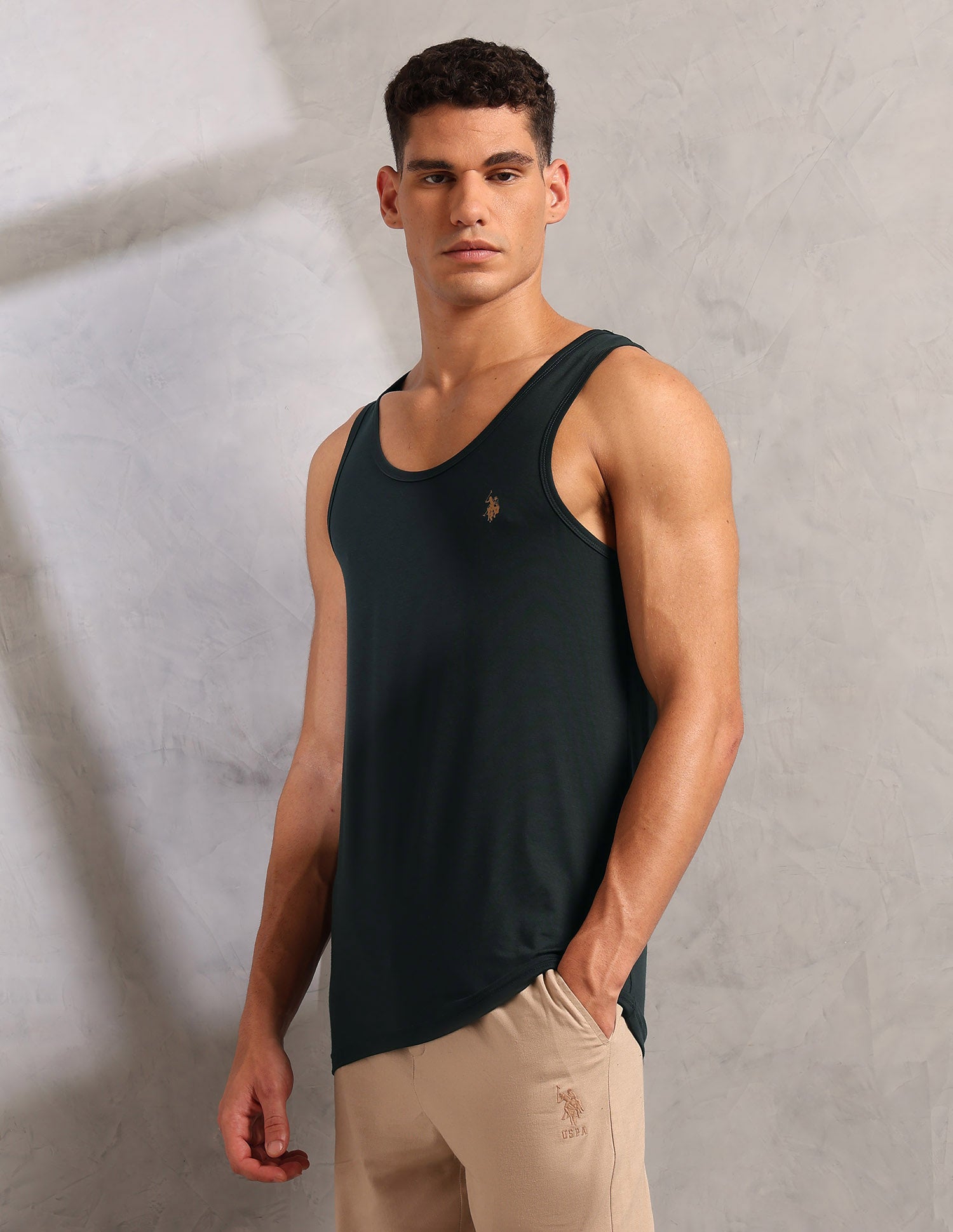 Moisture Wicking Comfort Fit PV003 Vest - Pack Of 1 Scarab - U.S. POLO ASSN. | Large