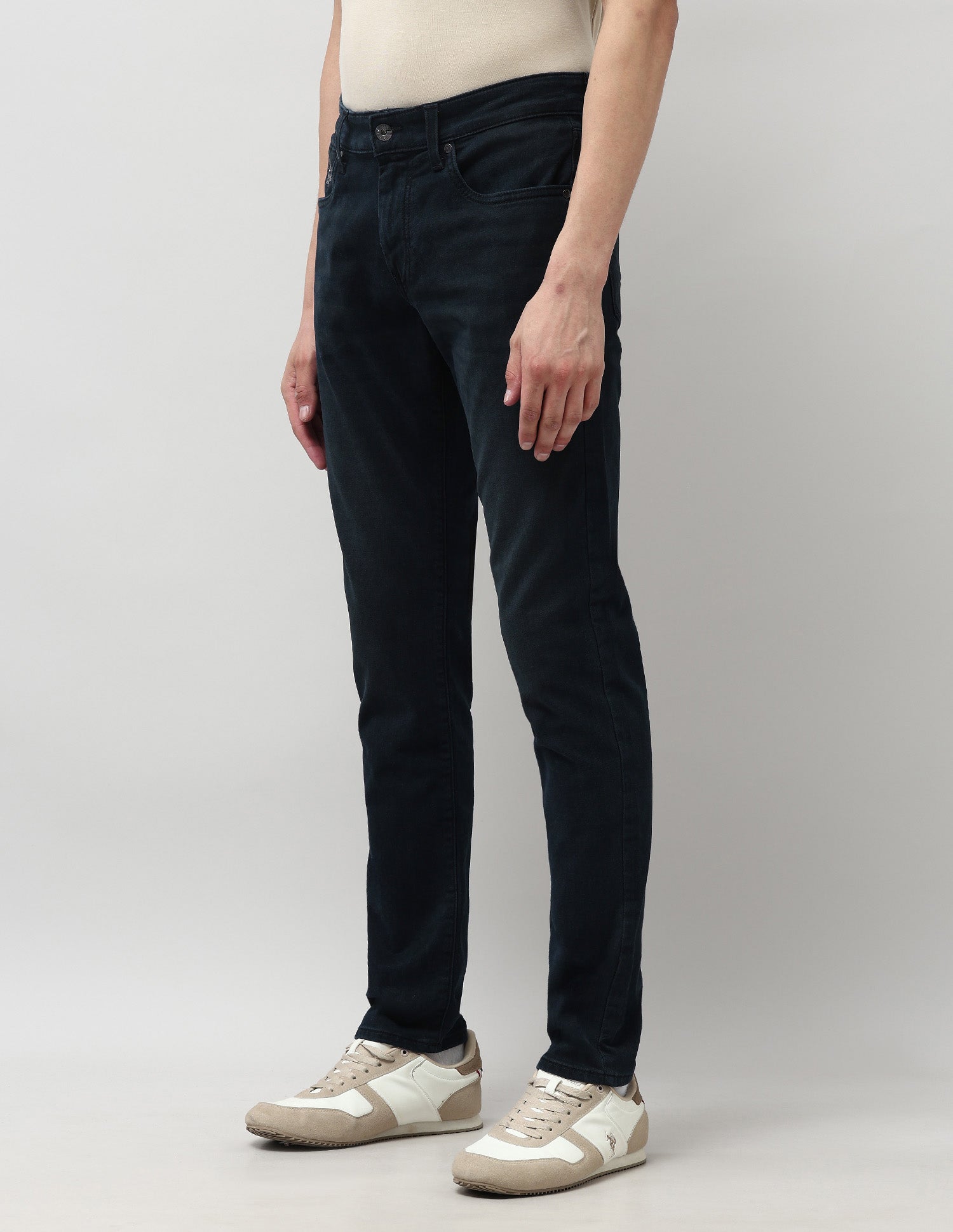 Brandon Slim Tapered Fit Green Jeans Dark Wash - U.S. POLO ASSN. | Large