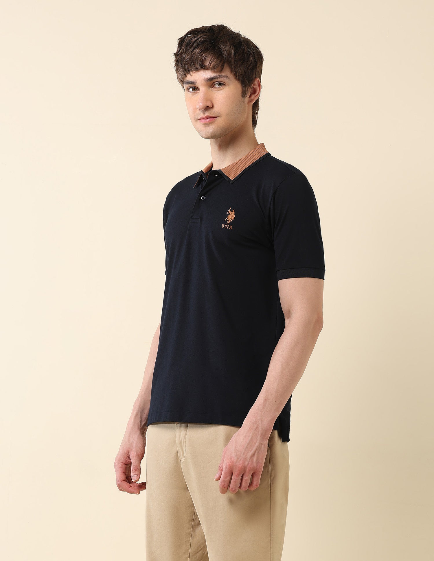 Slim Fit Classic Polo Shirt Navy - U.S. Polo Assn. India | Large
