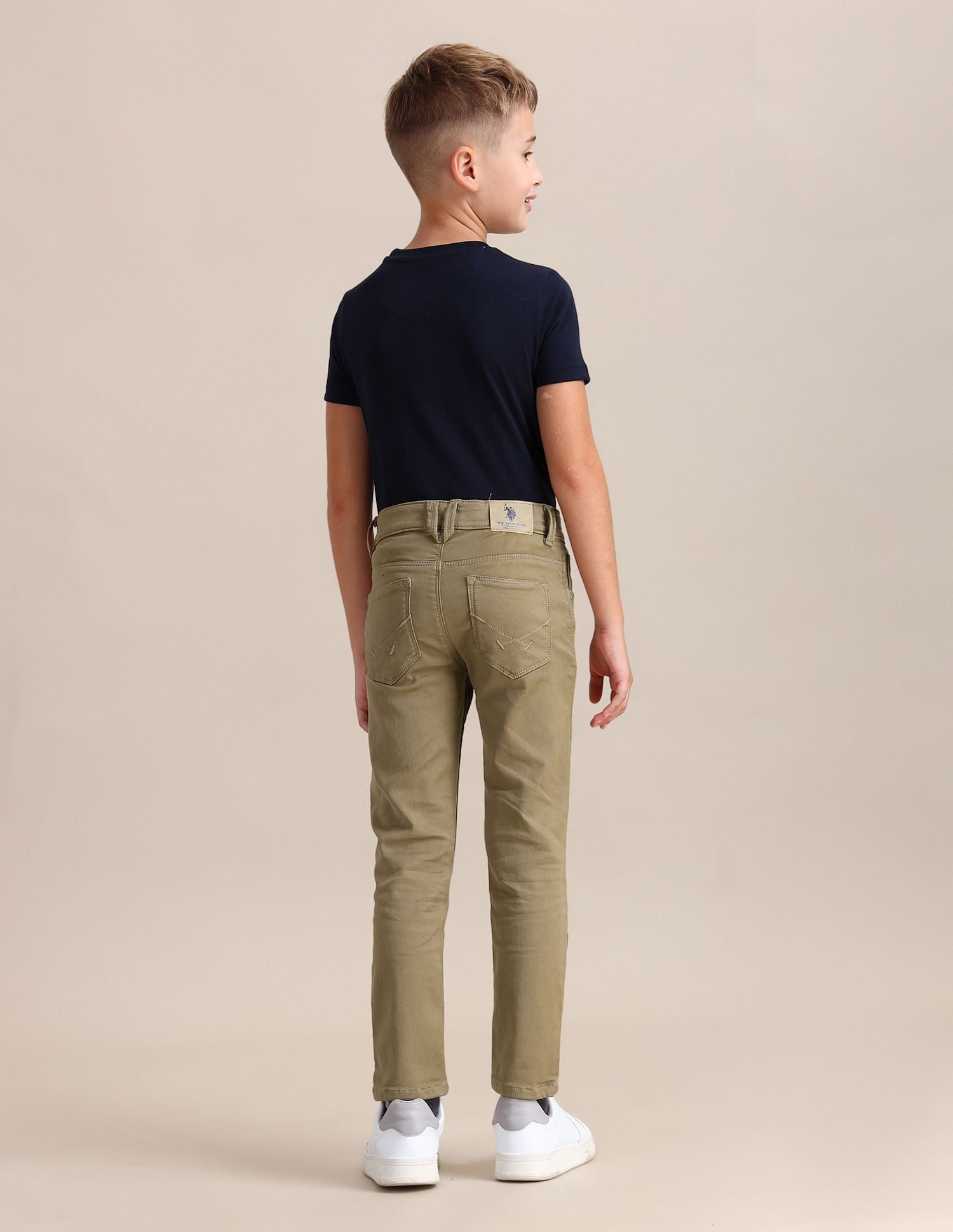 Slim Fit Rinsed Jeans Me. Khaki - U.S. POLO ASSN. | Large