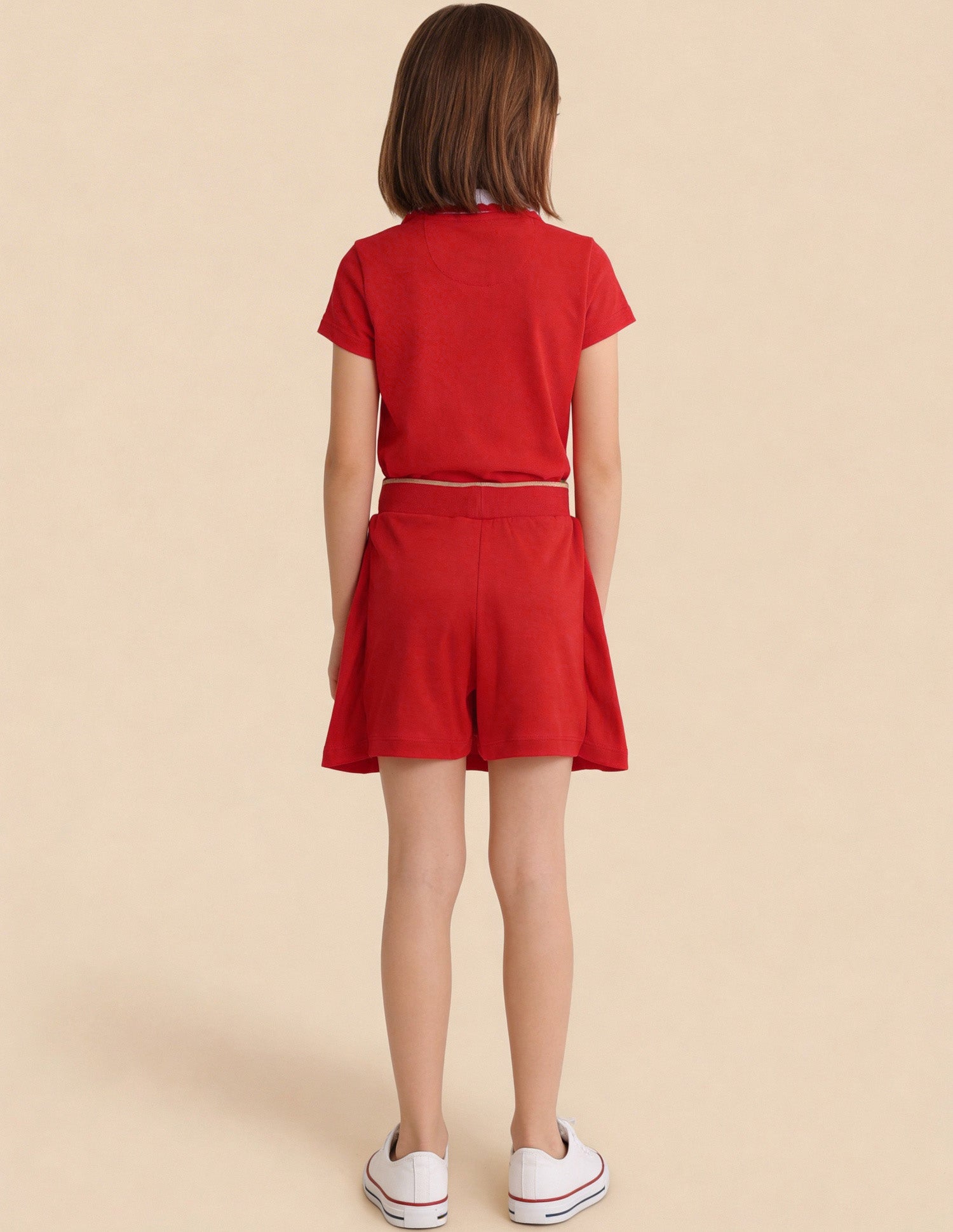 Solid Pleated Skirt Red - U.S. Polo Assn. India | Large