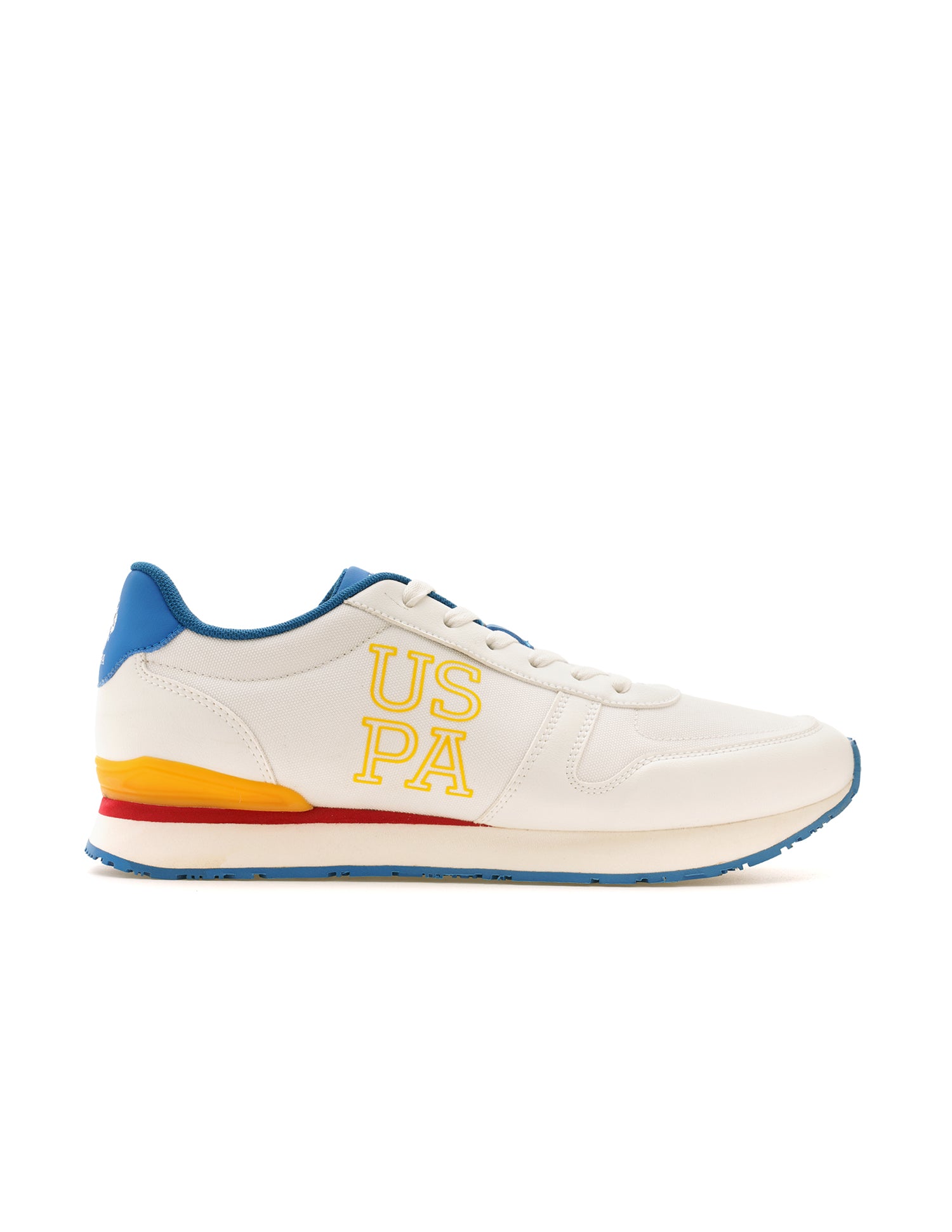 Men Cregon Off White Retro Sneakers White - U.S. Polo Assn. India | Large