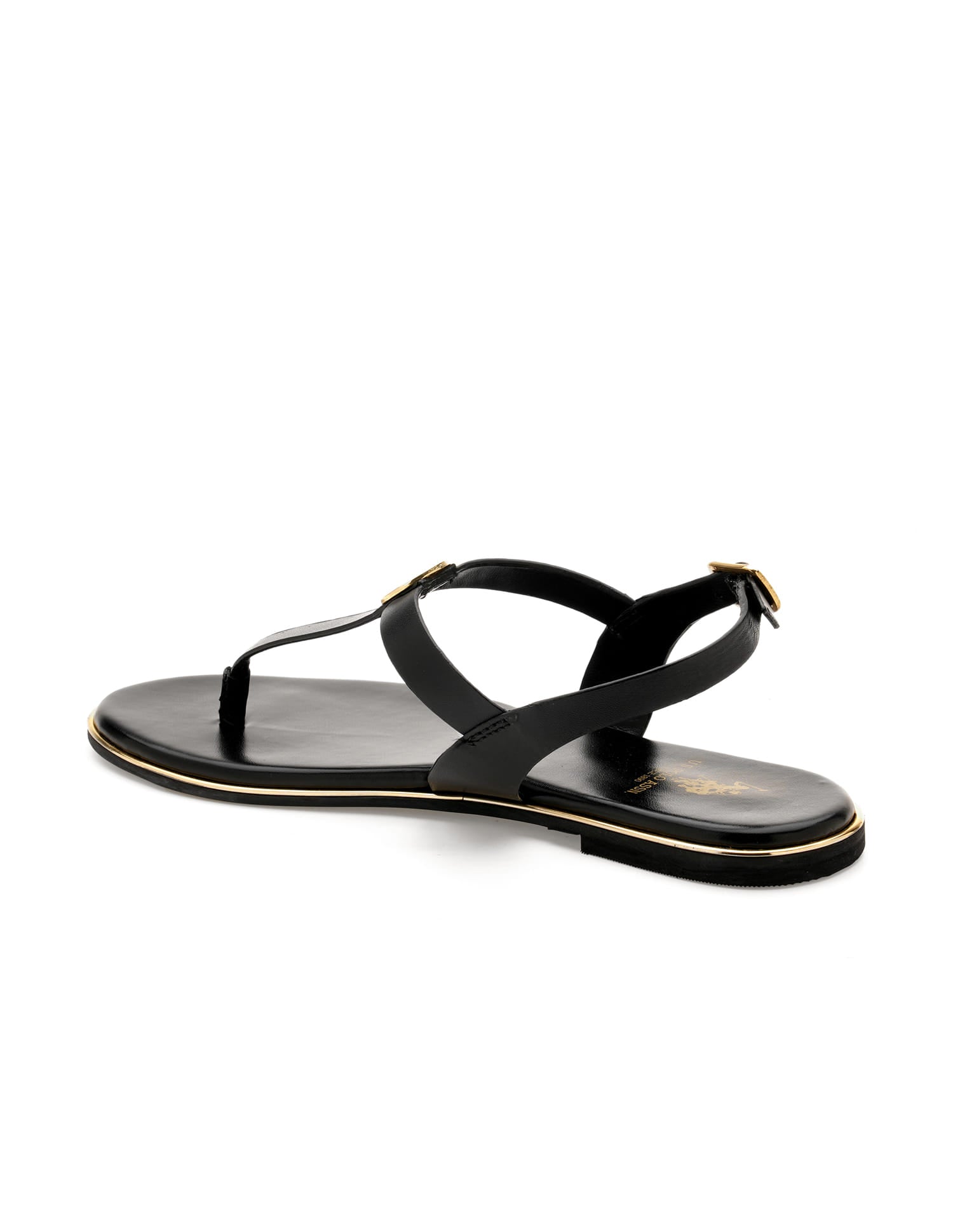 Women Tess Solid Flats Black - U.S. Polo Assn. India | Large