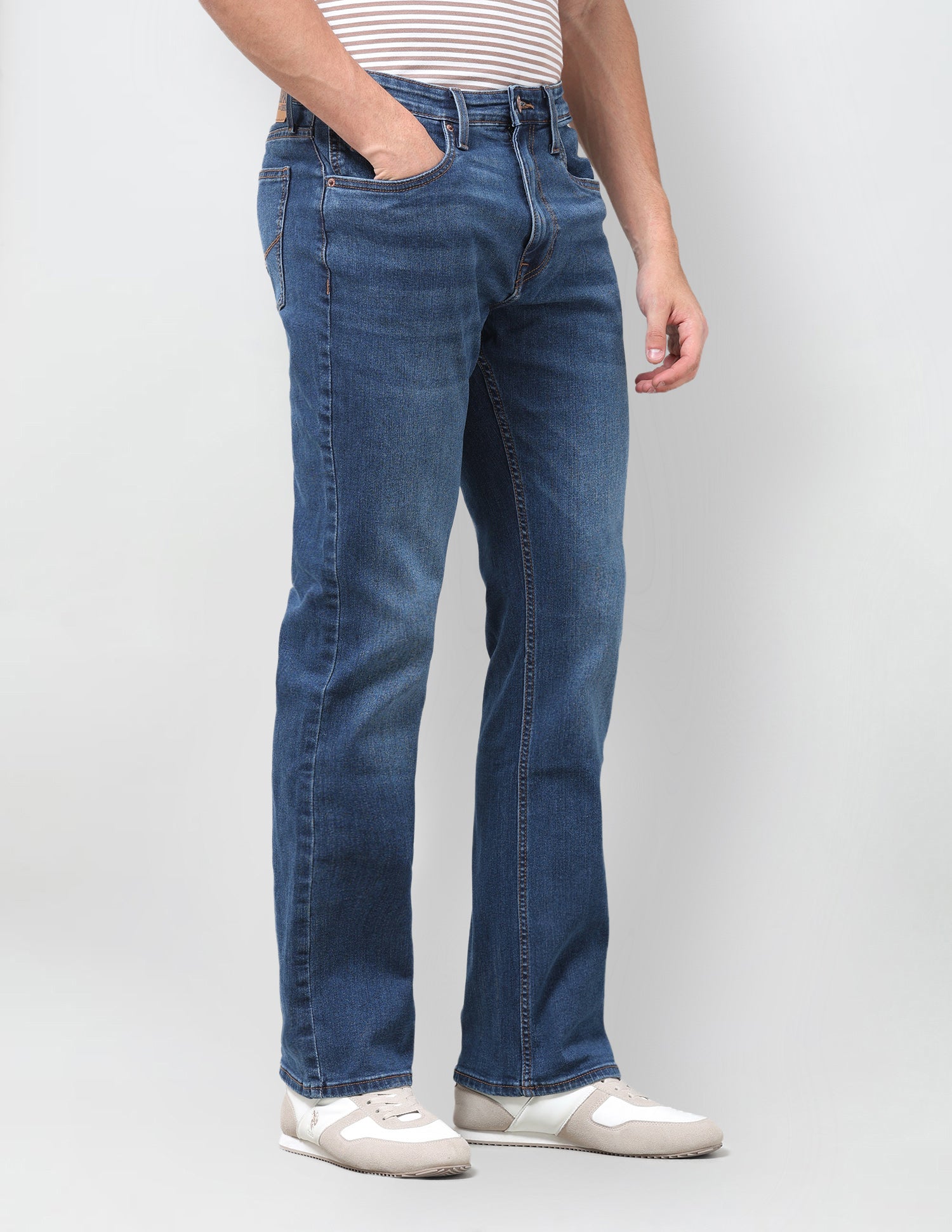 Connor Bootcut Fit Blue Jeans Dark Indigo - U.S. Polo Assn. India | Large