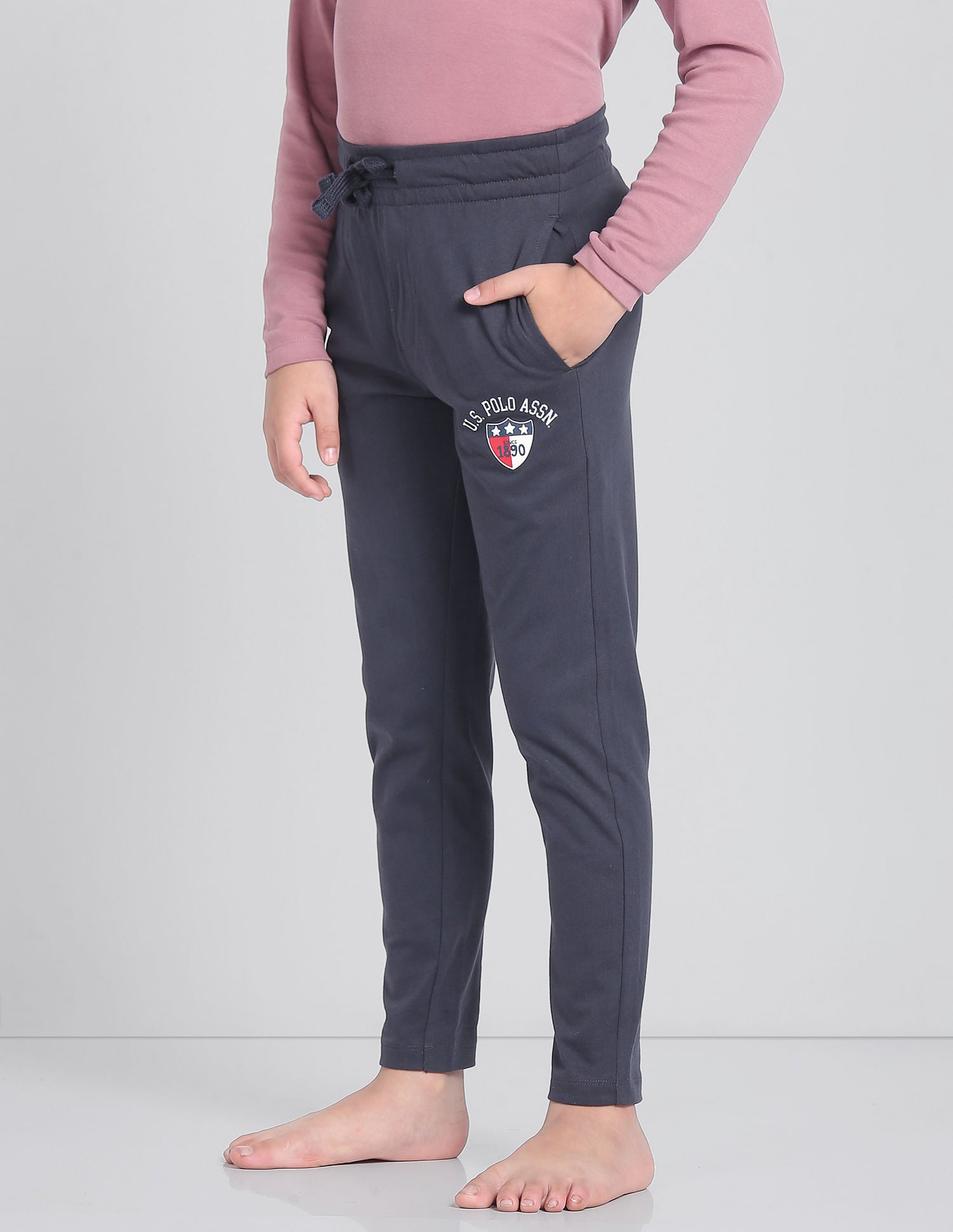 Drawstring Waist OKR01 Track Pants - Pack Of 1 Dark Grey - U.S. POLO ASSN. | Large