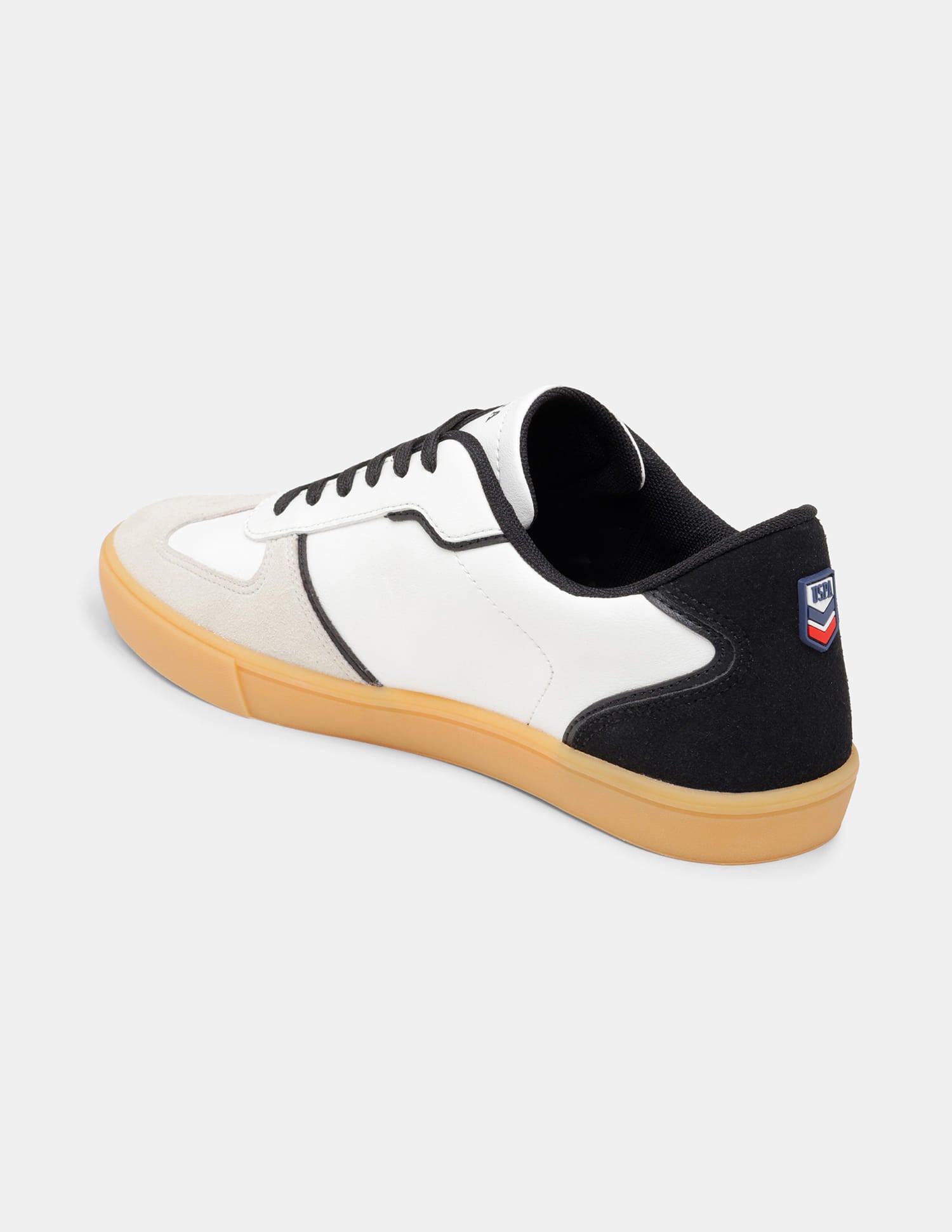 Men Colour Blocked Suede Oberon Sneakers Off White - U.S. Polo Assn. India | Large