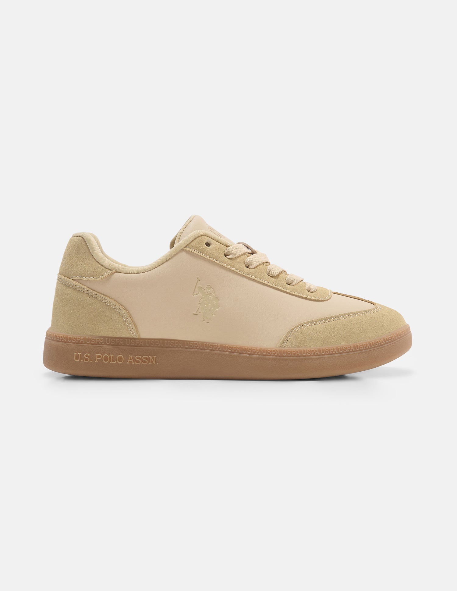 Vega Lace-Ups Sneakers Light Beige - U.S. Polo Assn. India | Large
