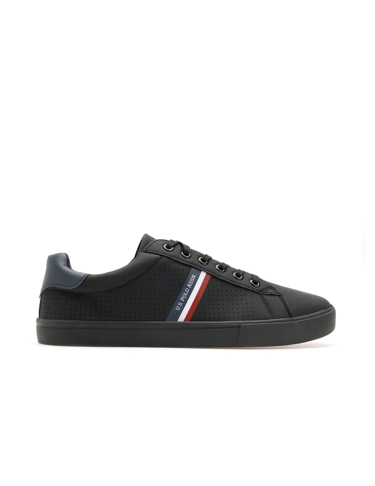 Men Capron 3.0 Solid Sneakers Black - U.S. Polo Assn. India | Large