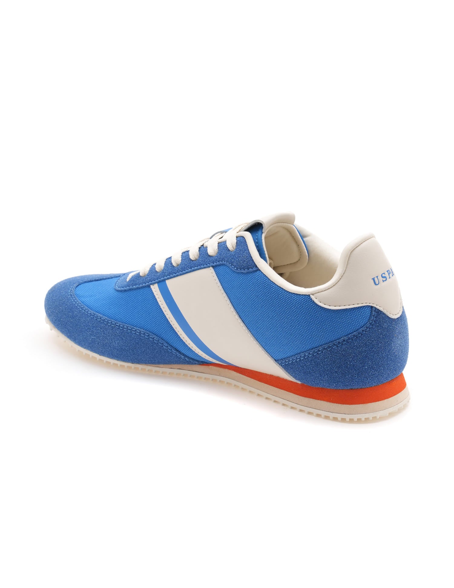 Men Vadler Suede Colourblocked Sneakers Blue - U.S. Polo Assn. India | Large