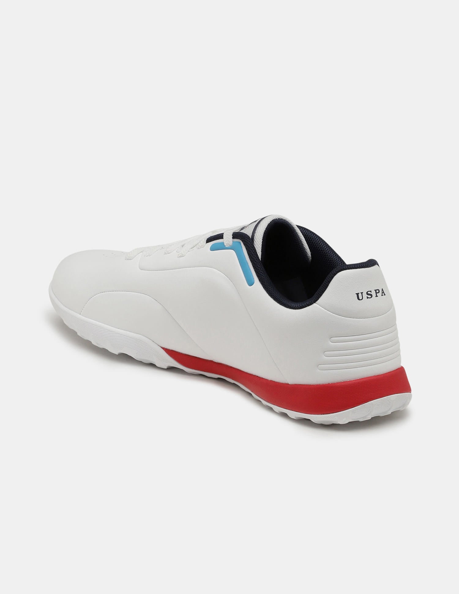 Round Toe Lace Ups The Edge 90 Sneakers White - U.S. Polo Assn. India | Large