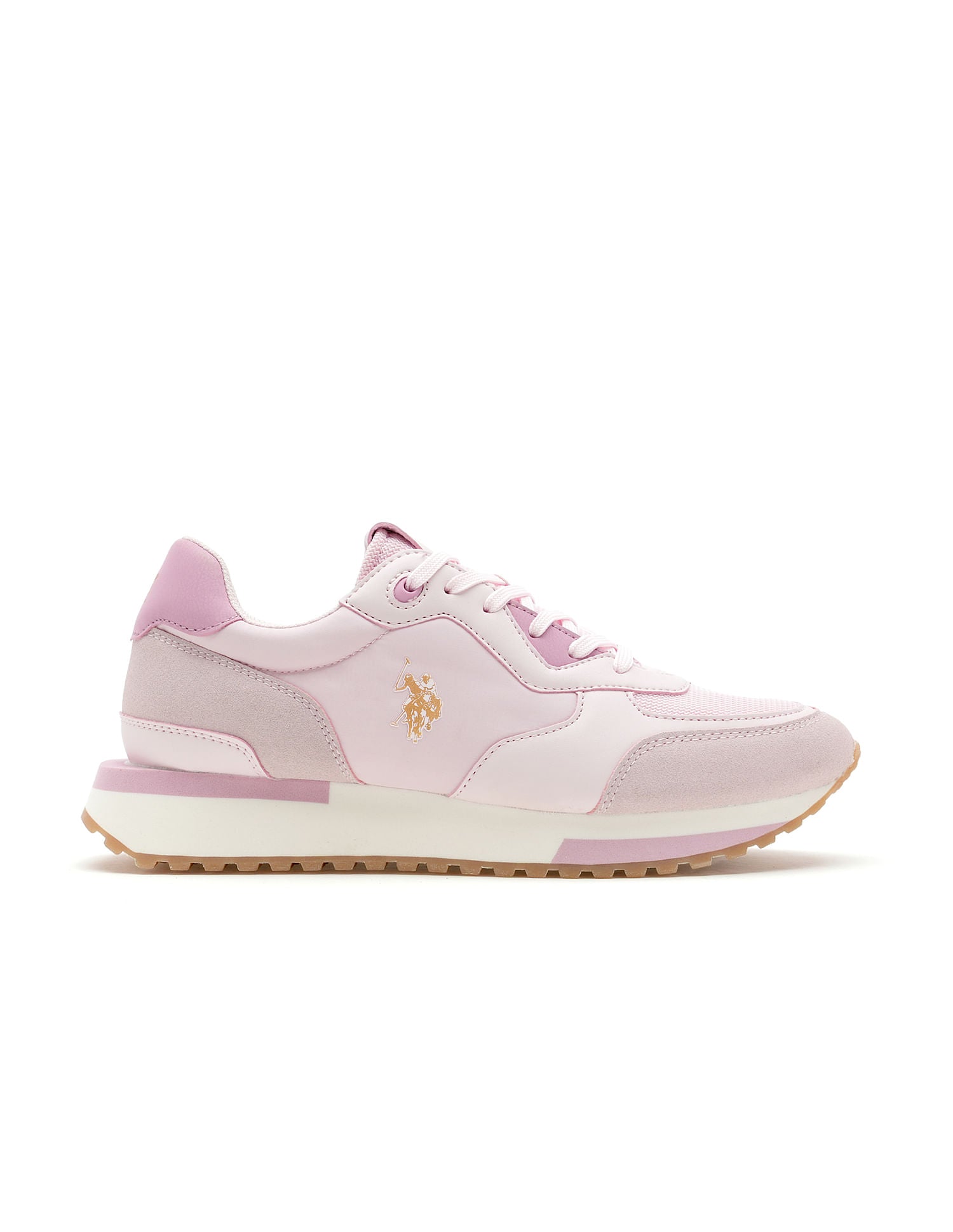 Women Cleo Suede Sneakers Pink - U.S. Polo Assn. India | Large