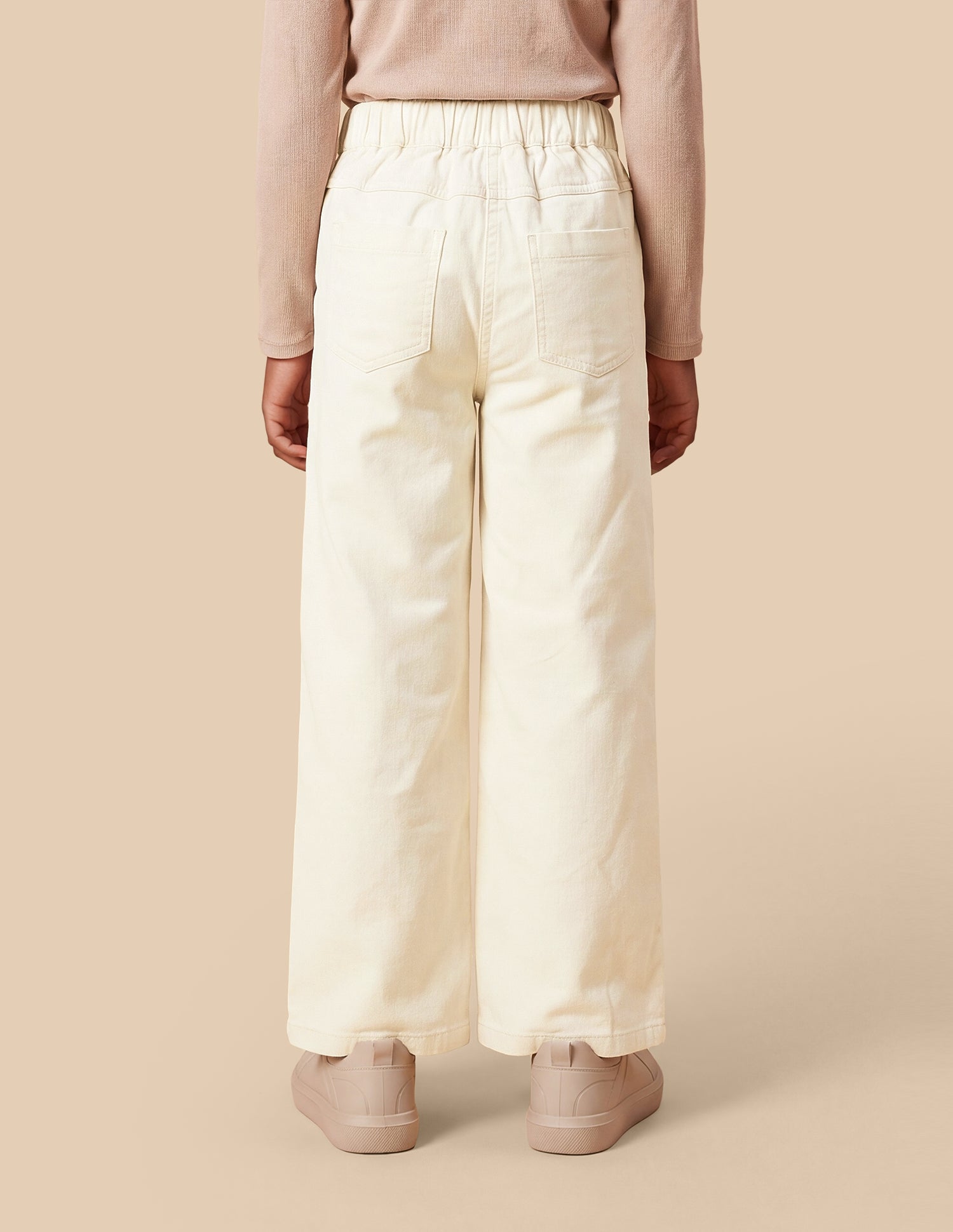 Corduroy Relaxed Fit Trousers Beige - U.S. Polo Assn. India | Large