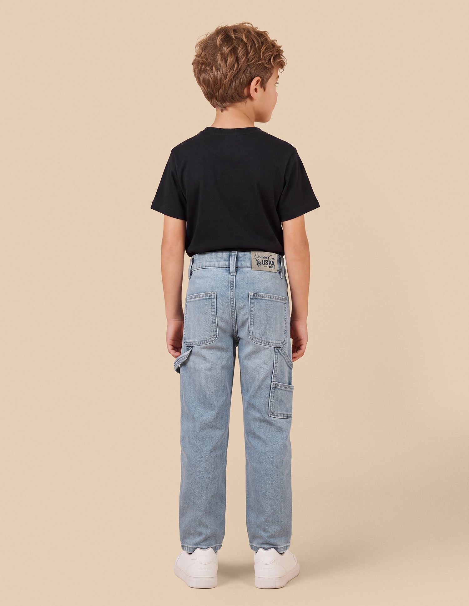 Relaxed Fit Blue Jeans Light Blue - U.S. Polo Assn. India | Large