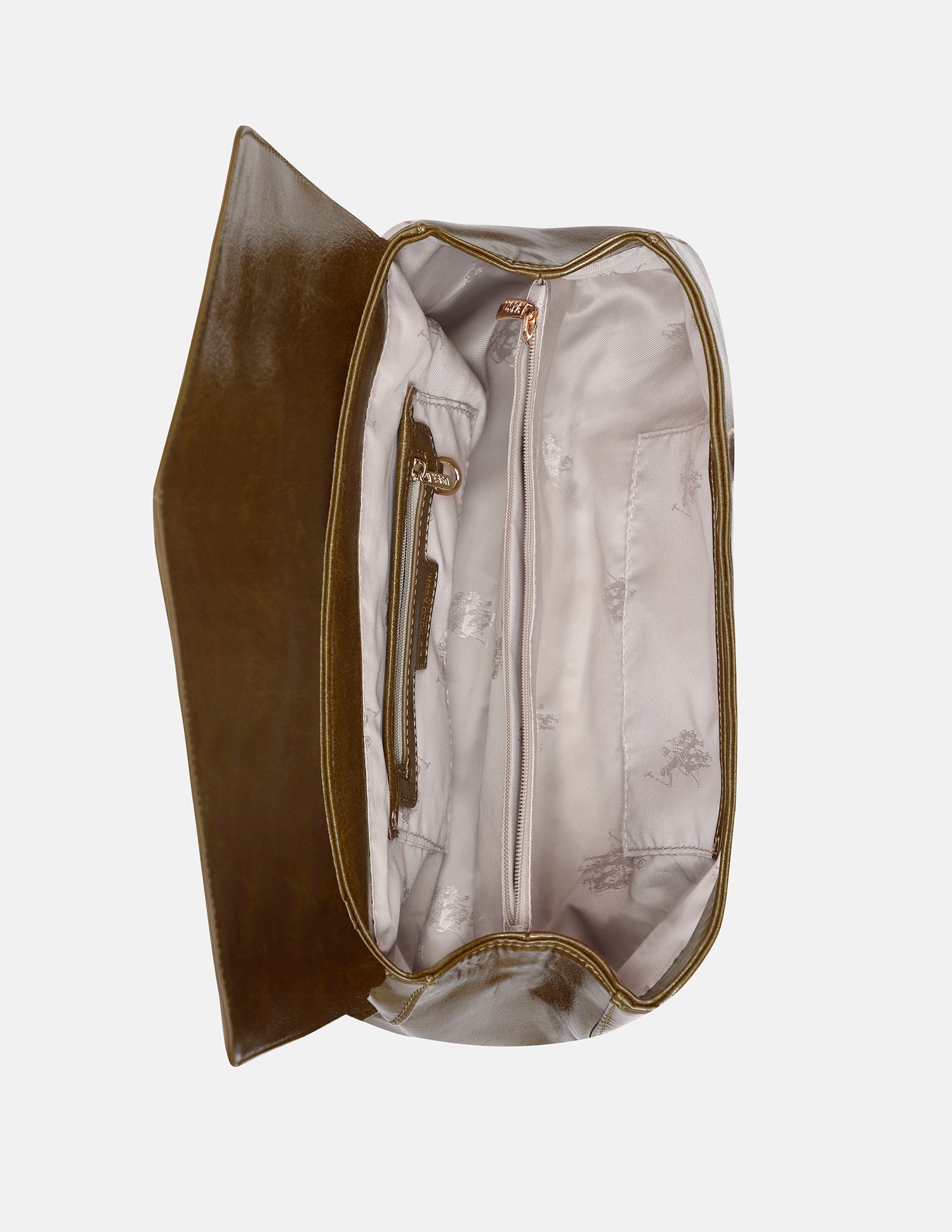 Women Ash Textured Shoulder Bag Olive - U.S. POLO ASSN. | Large