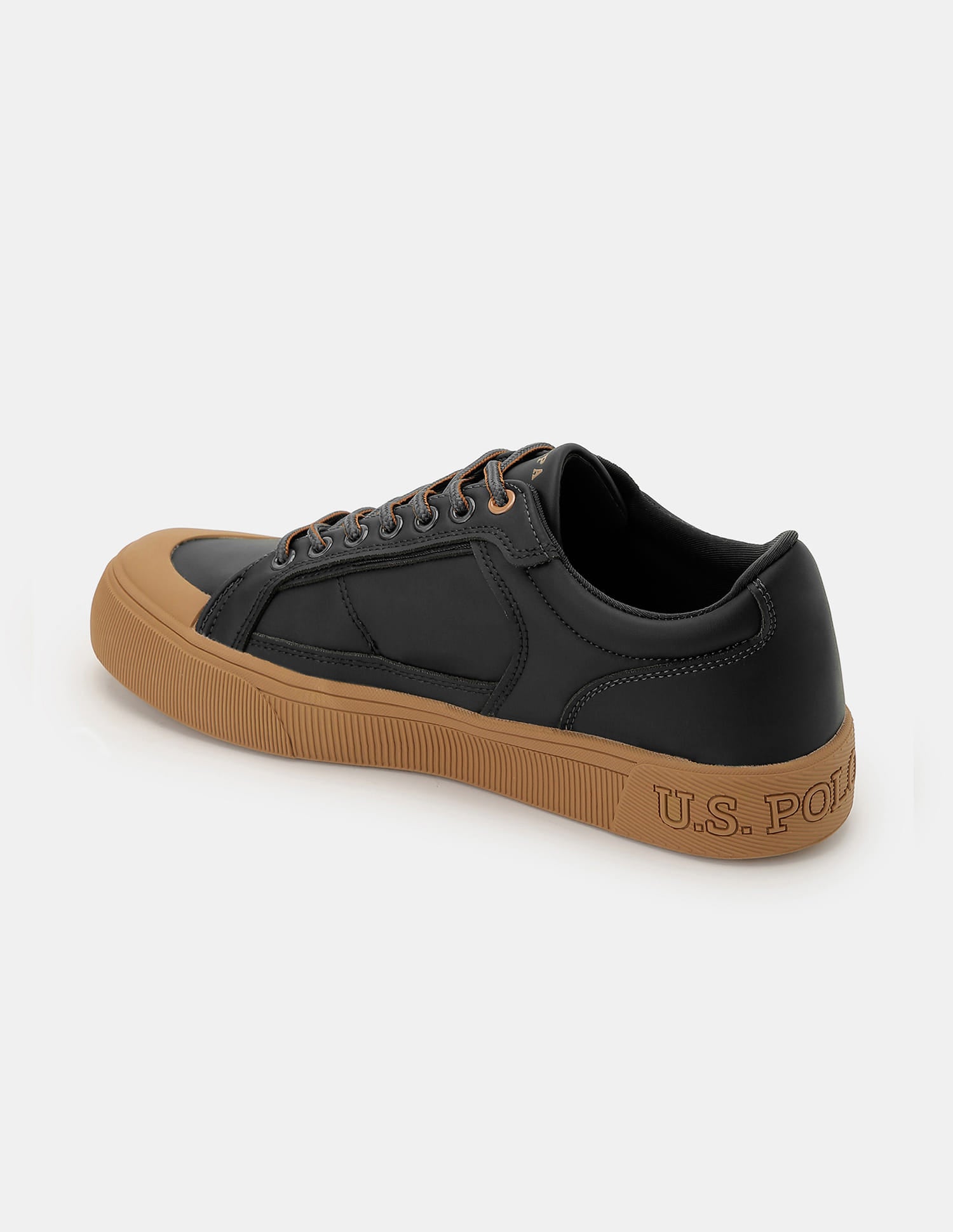 Men Ruben 2.0 Colour Blocked Sneakers Black - U.S. Polo Assn. India | Large